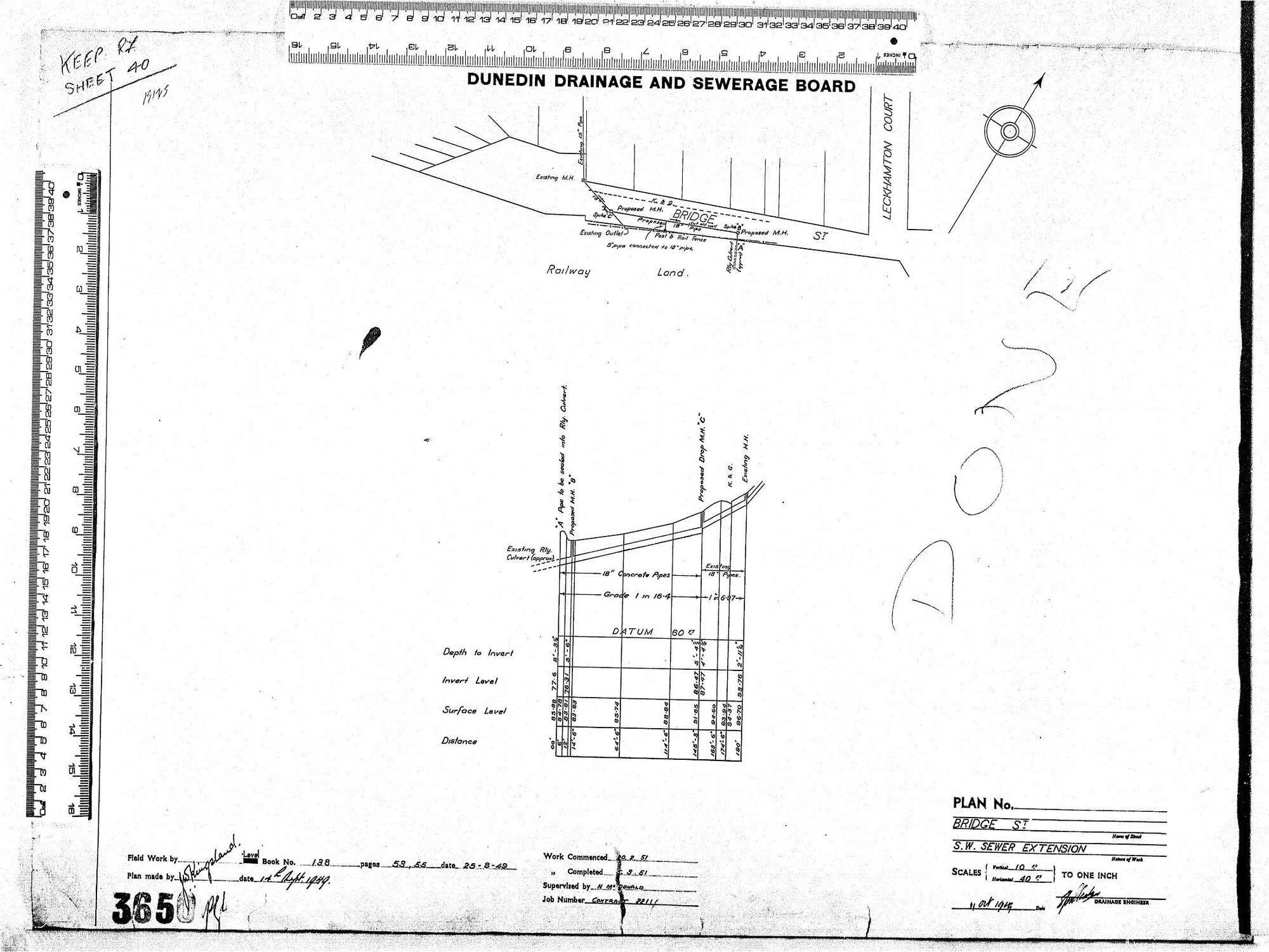 BRIDGE STREET S.W. SEWER EXTENSION