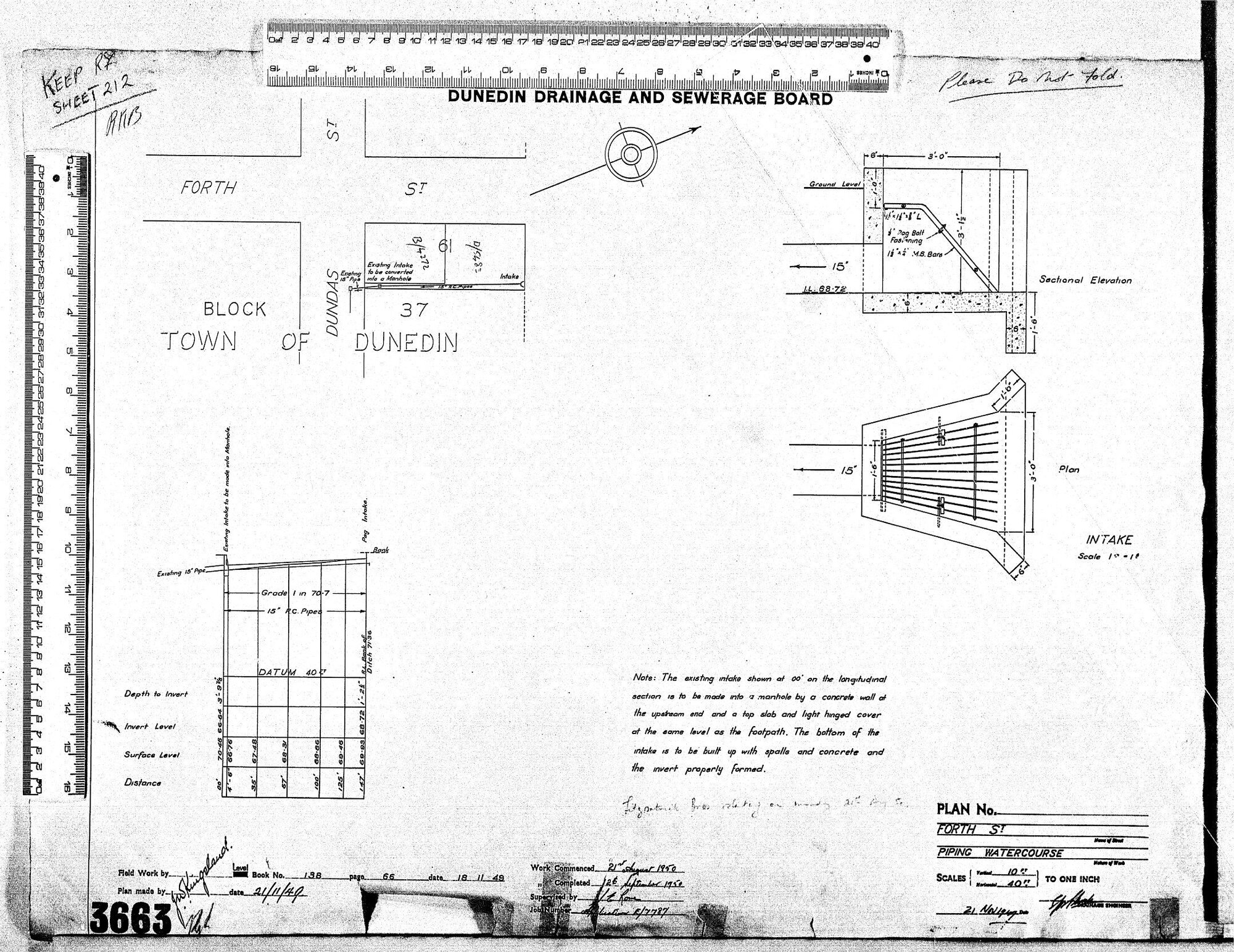 FORTH STREET PIPING WATERCOURSE
