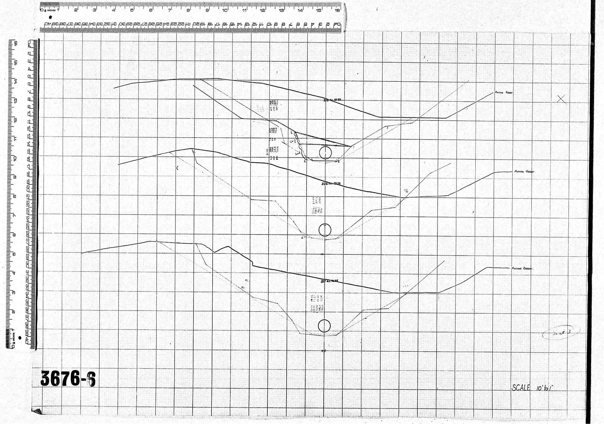 CROSS SECTIONS ON OUTFALL SEWER-PROPOSED
