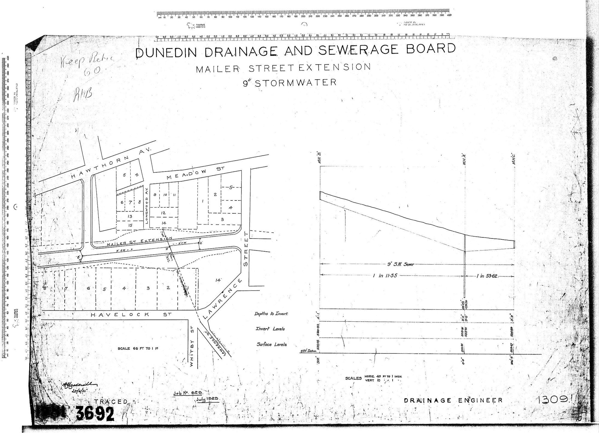 MAILER STREET EXTENSION 9" STORMWATER