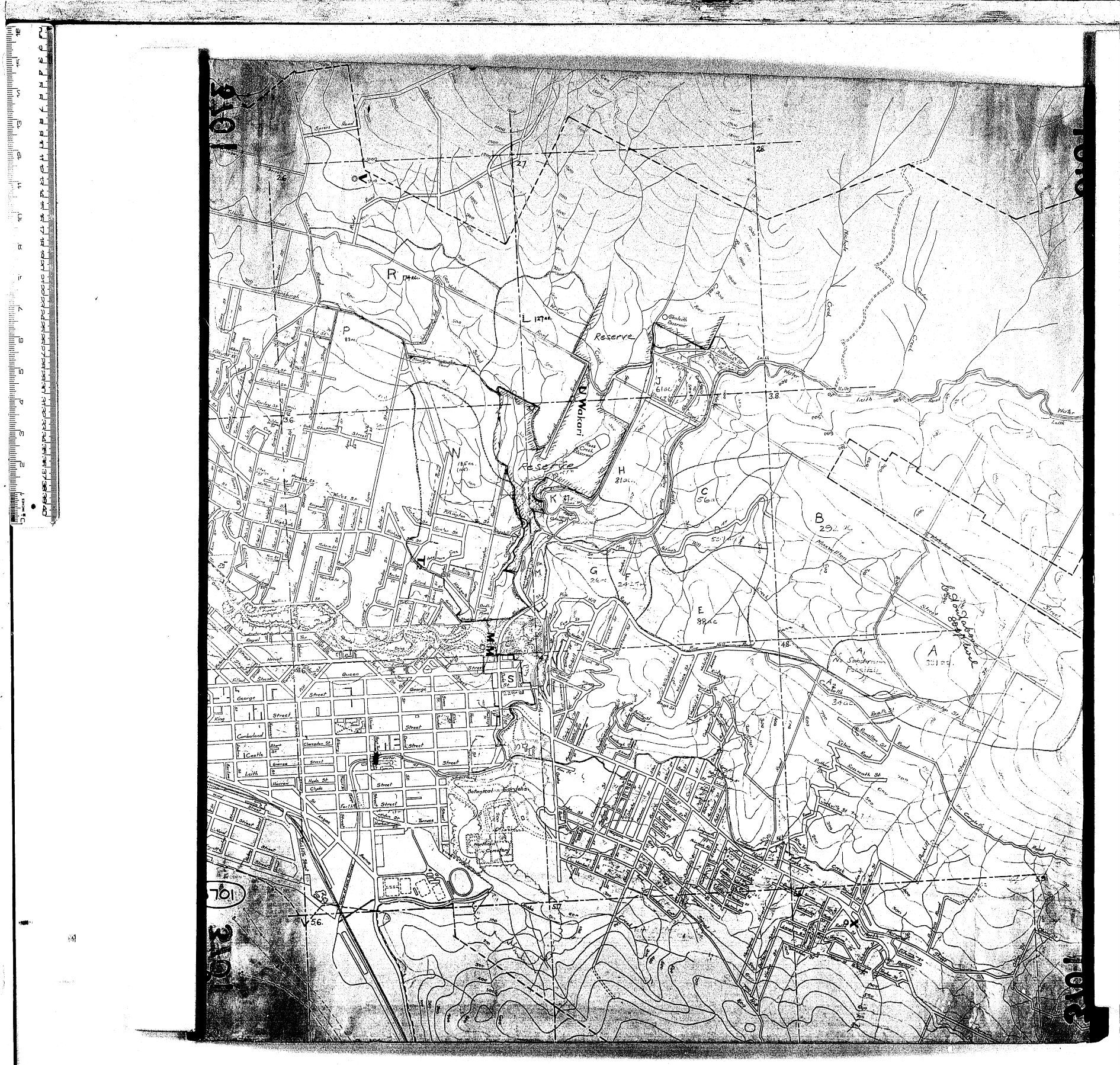 NORTH DUNEDIN MAP