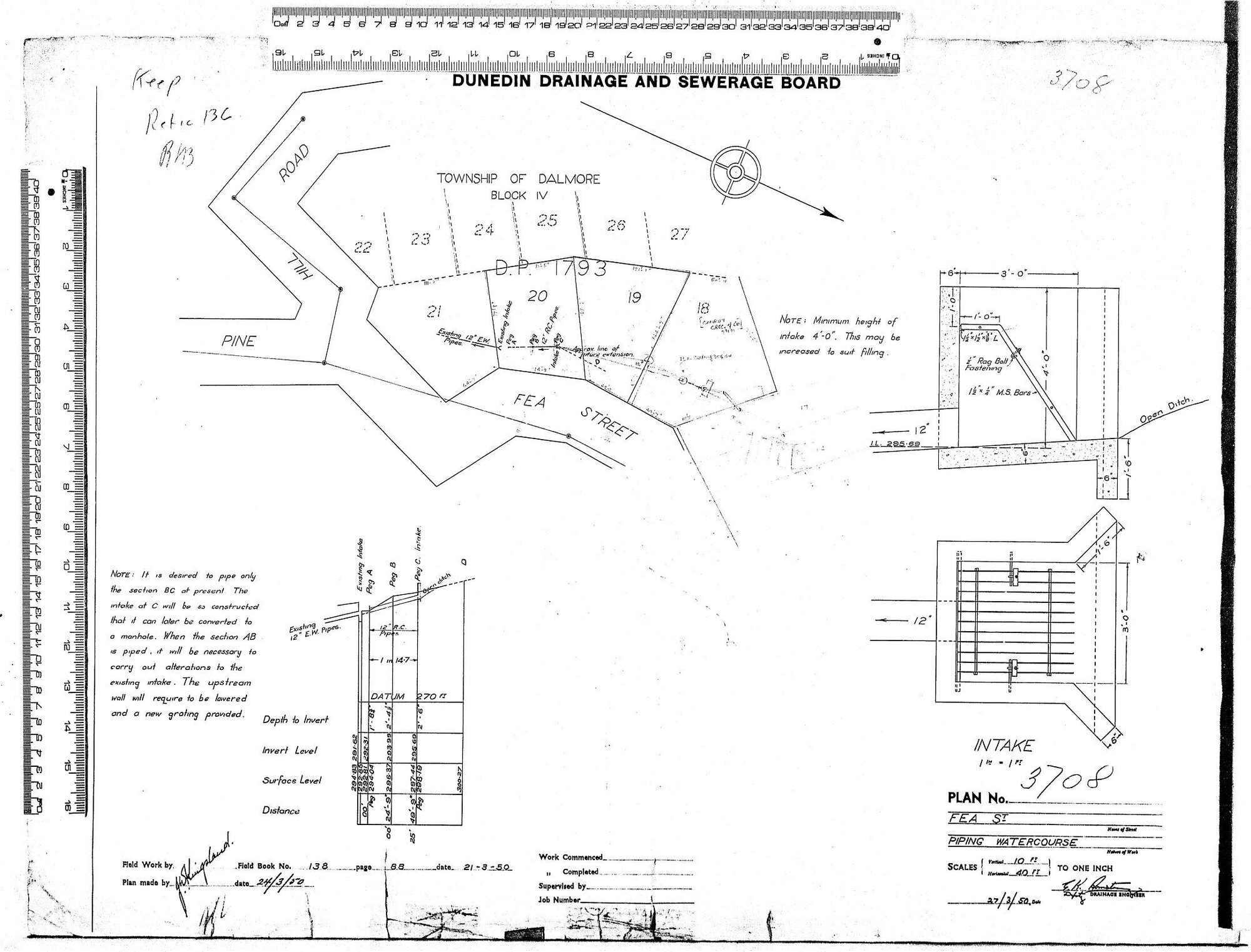 FEA STREET PIPING WATERCOURSE