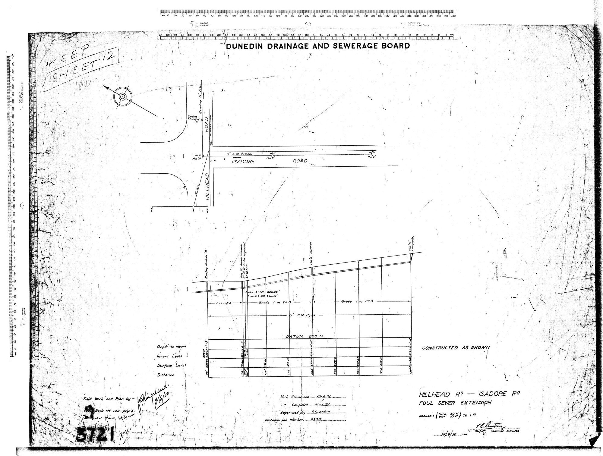 HILLHEAD ROAD - ISADORE ROAD - FOUL SEWER EXTENSION