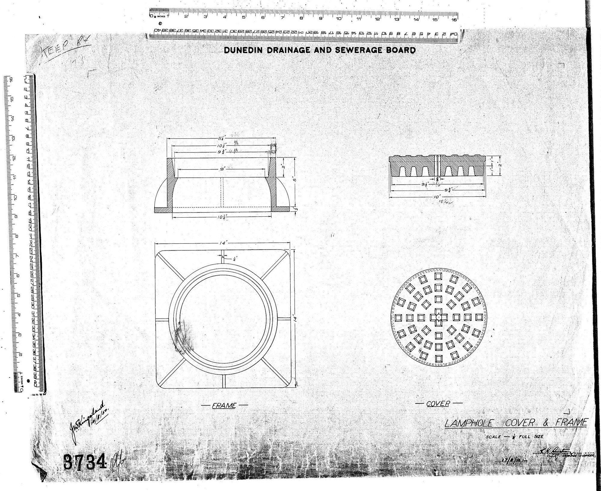 LAMPHOLE COVER &amp; FRAME