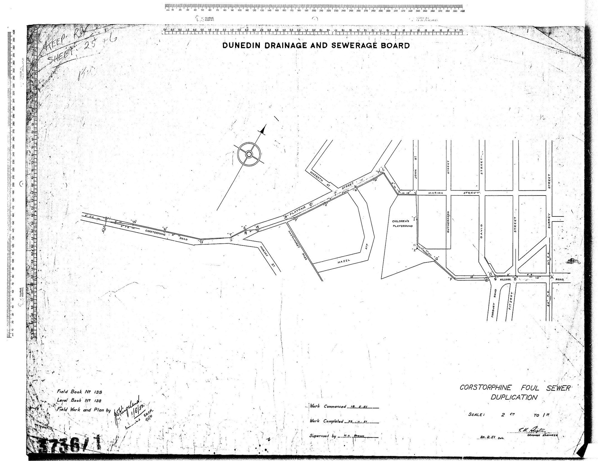 CORSTORPHINE FOUL SEWER DUPLICATION