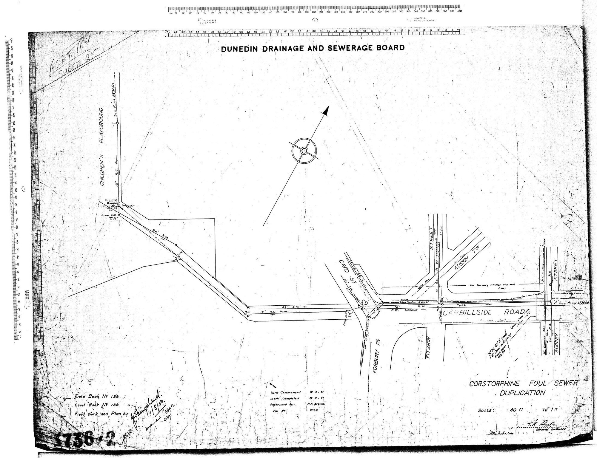 CORSTORPHINE FOUL SEWER DUPLICATION