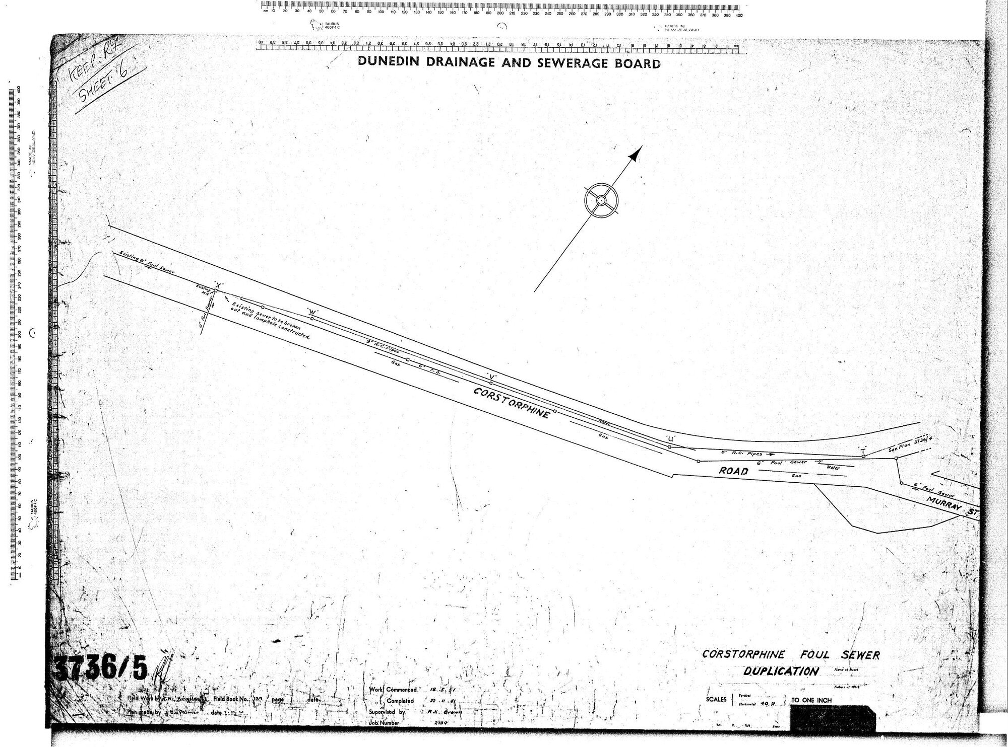 CORSTORPHINE FOUL SEWER DUPLICATION