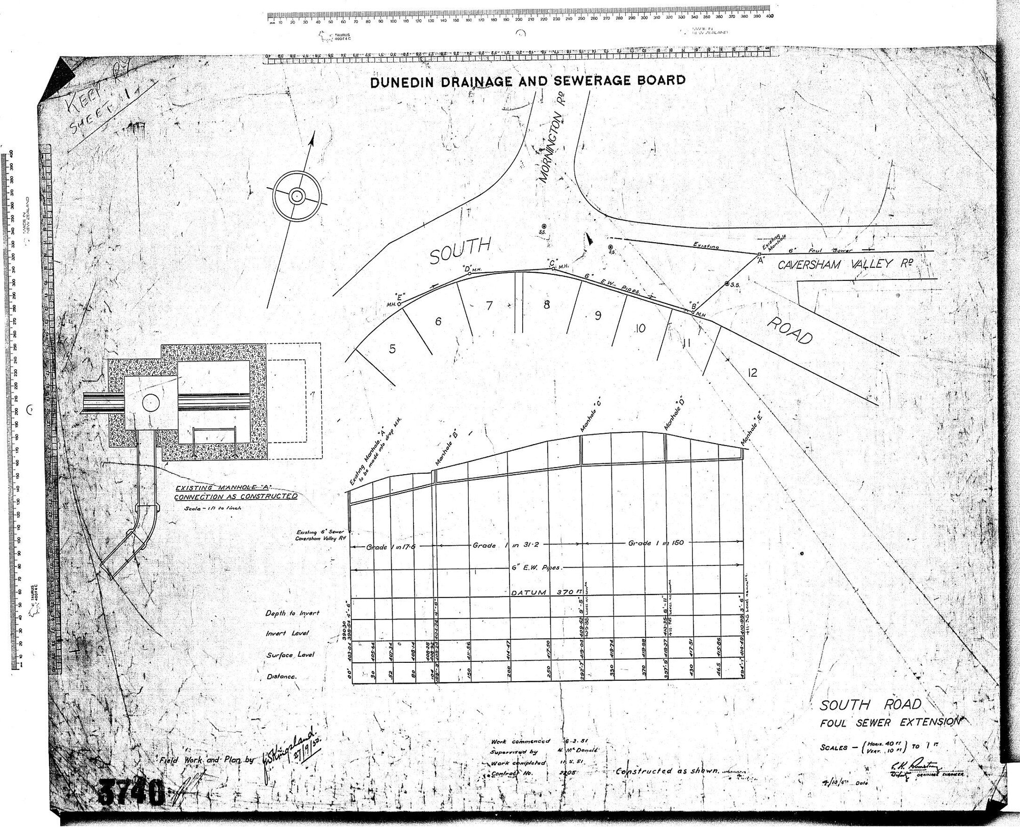SOUTH ROAD FOUL SEWER EXTENSION