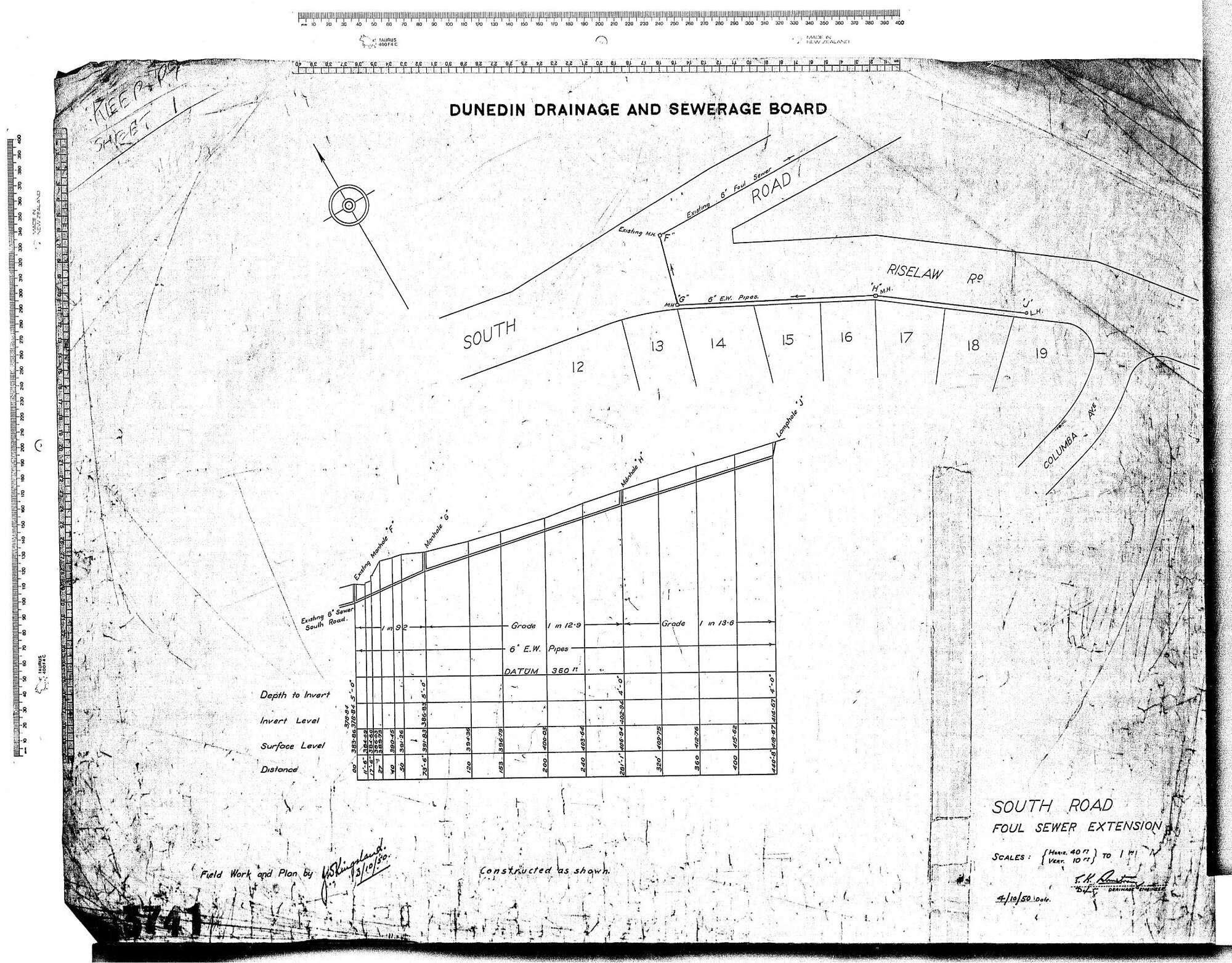 SOUTH ROAD FOUL SEWER EXTENSION