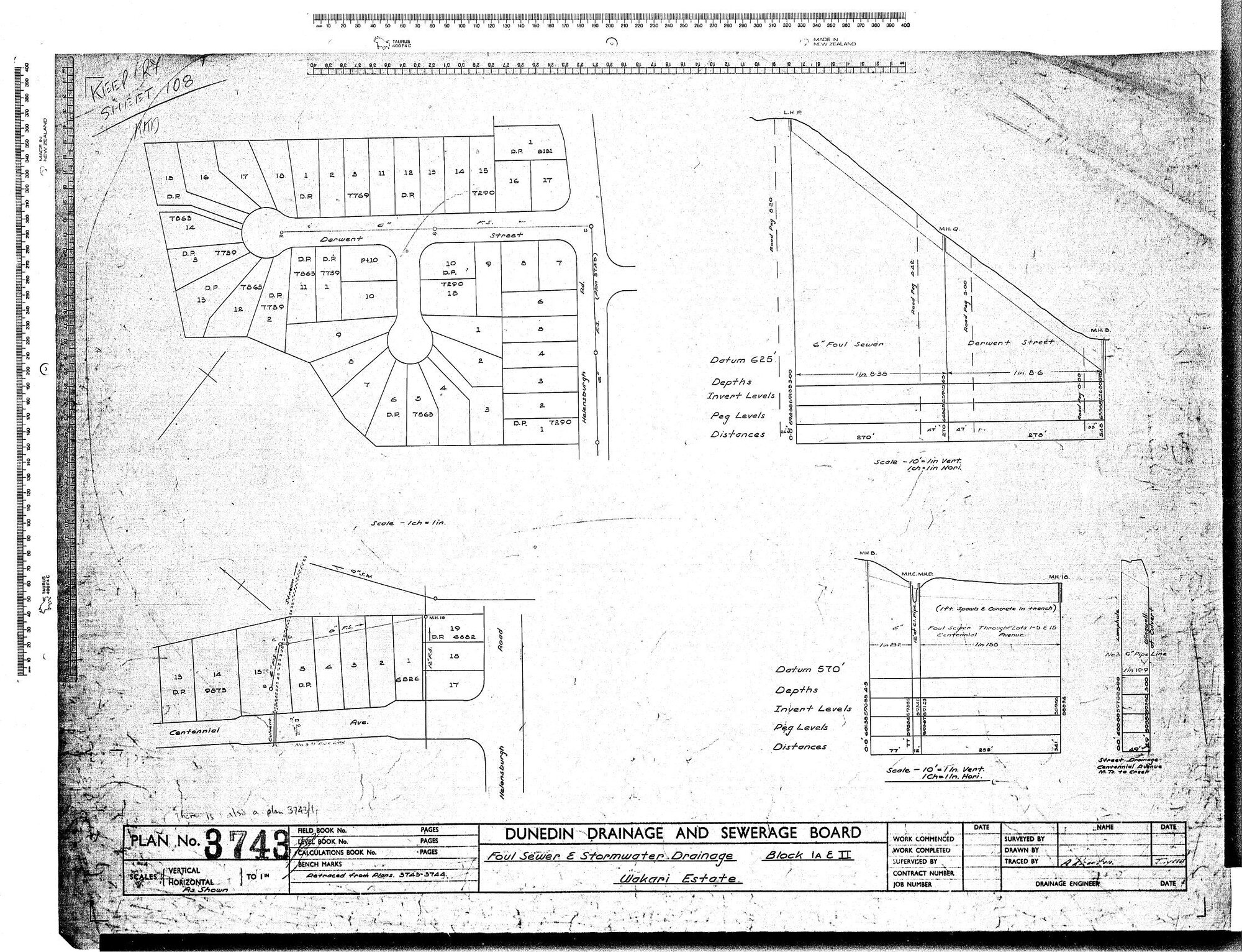 FOUL SEWER &amp; STORMWATER DRAINAGE BLOCK 1A &amp; II WAKARI ESTATE