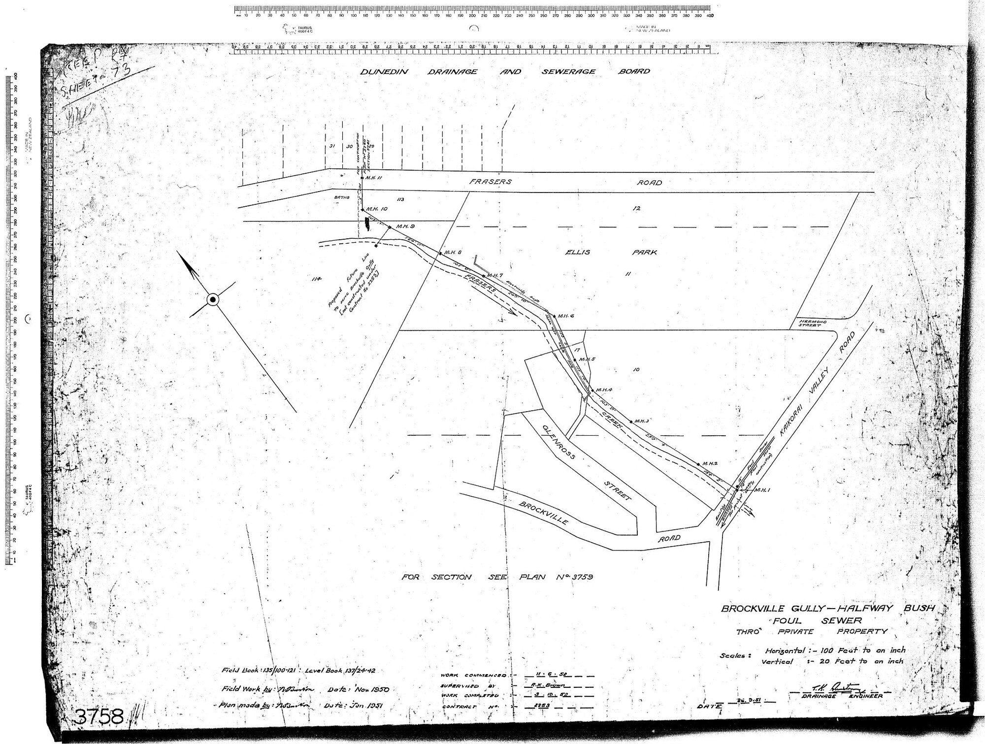 BROCKVILLE GULLY - HALFWAY BUSH FOUL SEWER THROUGH PRIVATE PROPERTY