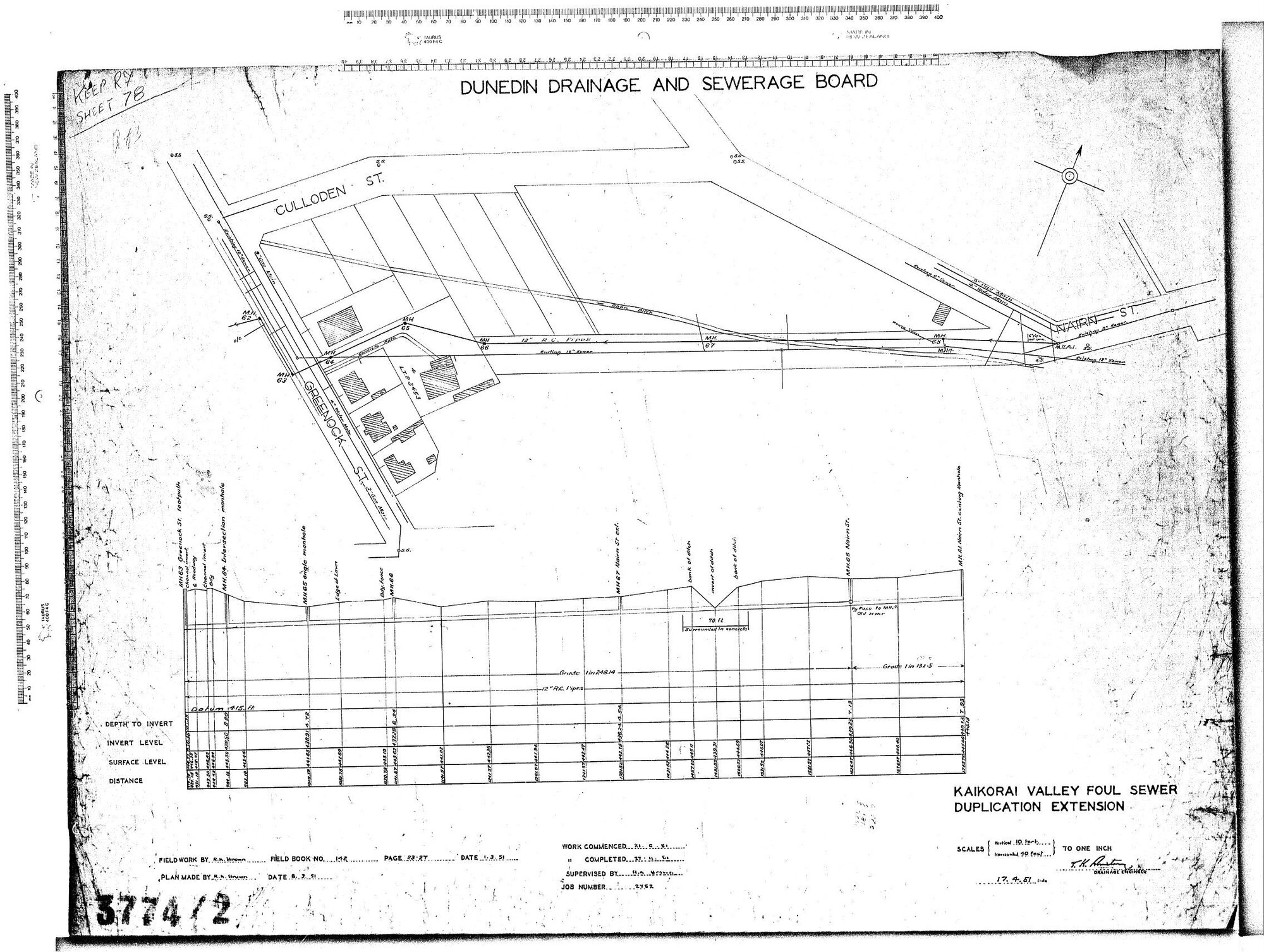 KAIKORAI VALLEY FOUL SEWER DUPLICATION EXTENSION