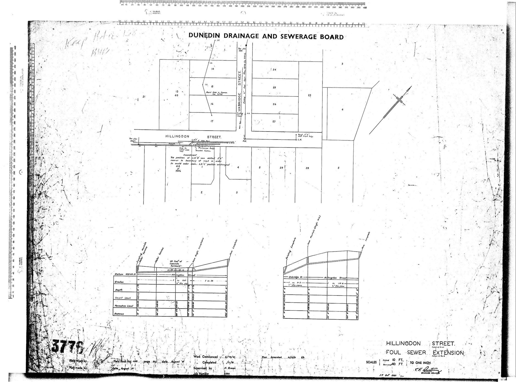 HILLINGDON STREET FOUL SEWER EXTENSION