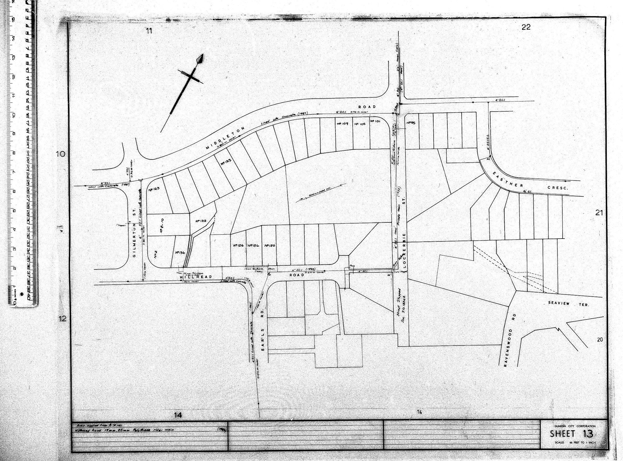 AREA SUPPLIED FROM B. ST. RES.