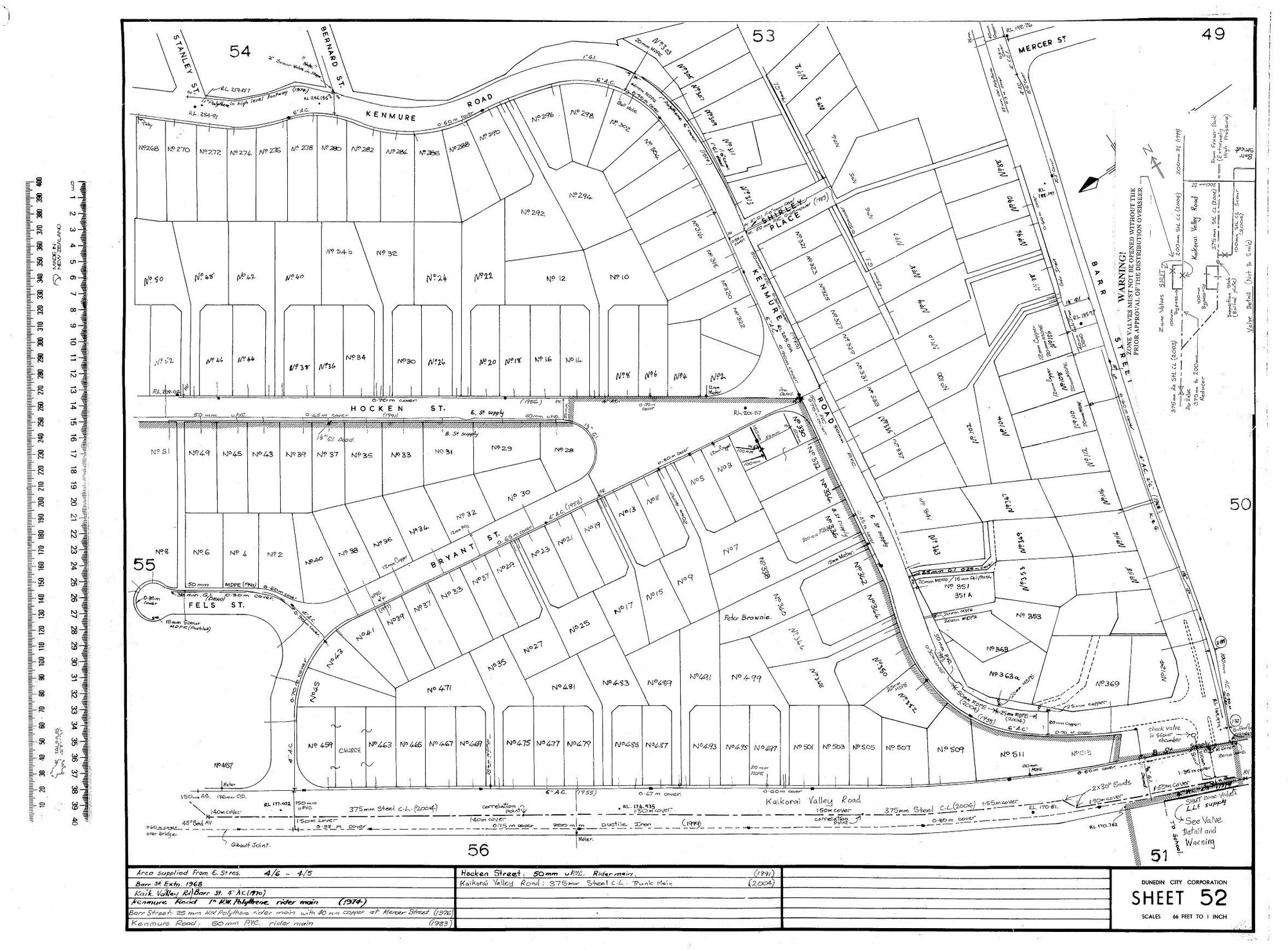 AREA SUPPLIED FROM E. ST RES. 4/6 - 4/5