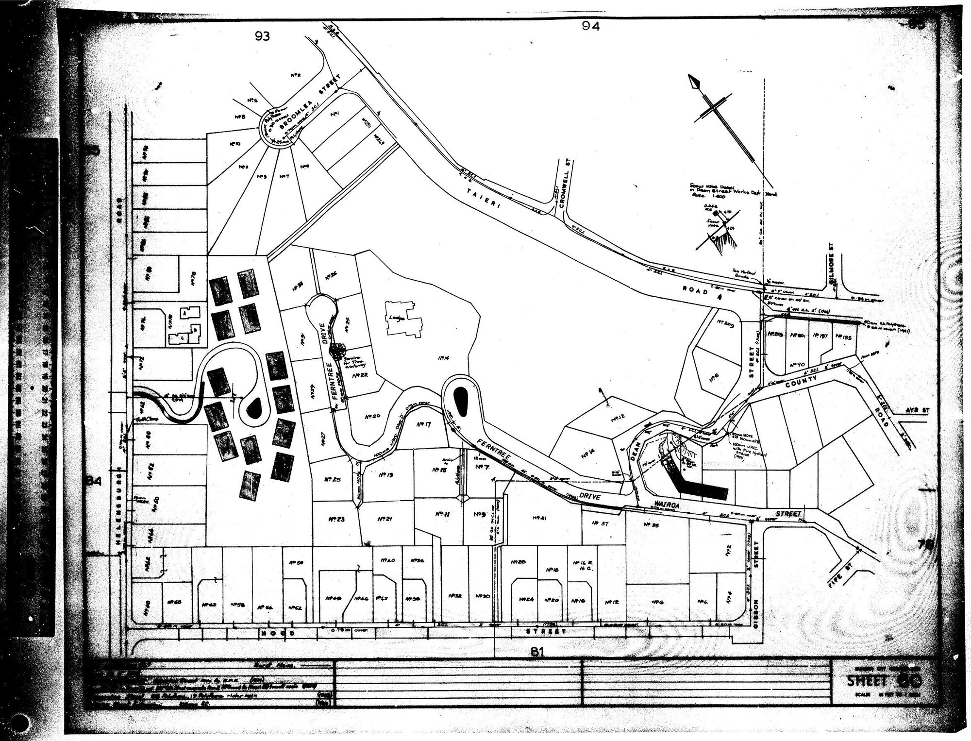 WATER RETICULATION SHEET 80