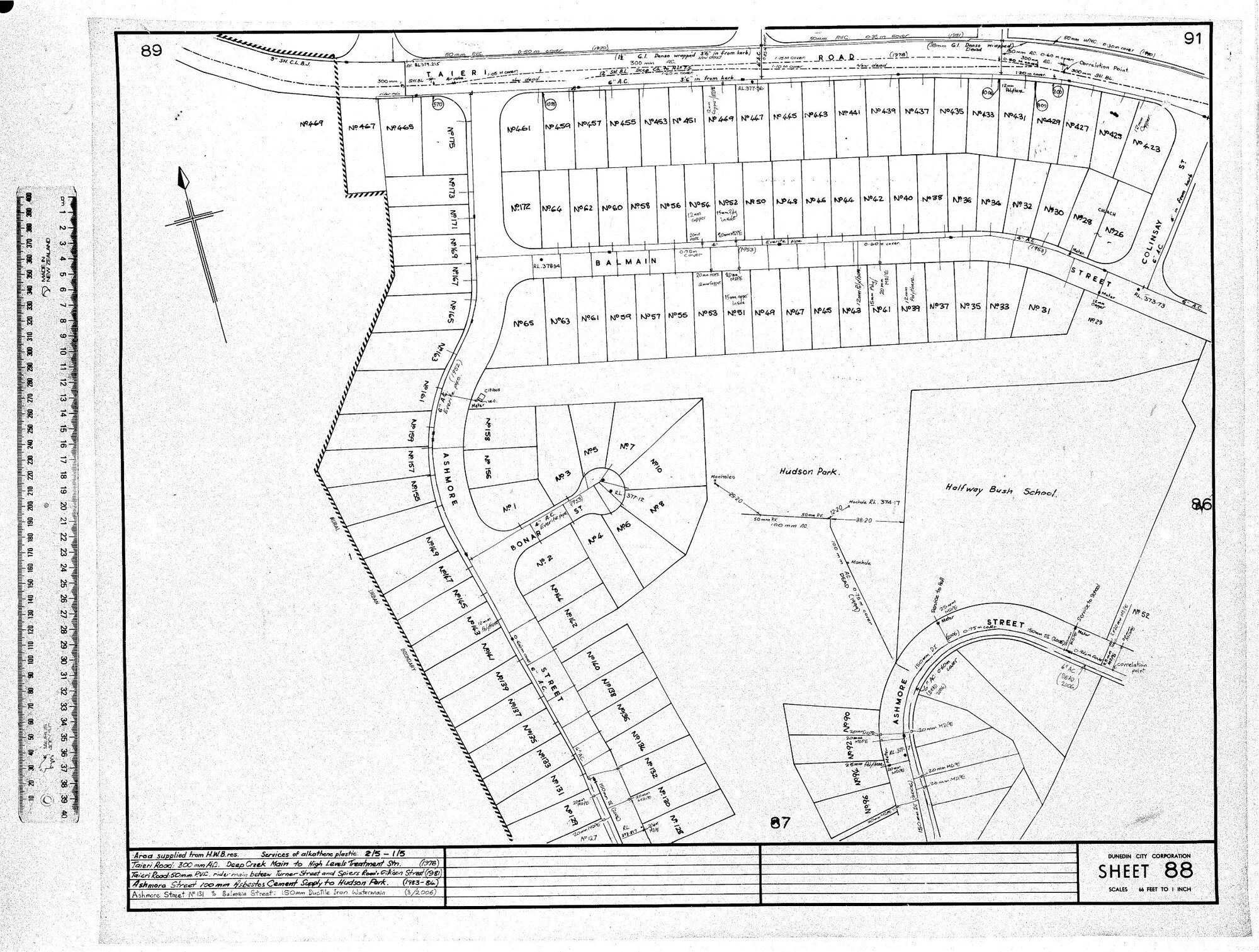 AREA SUPPLIED FROM H.W.B RES. SERVICES OF ALKATHENE PLASTIC. 2/5 - 1/5