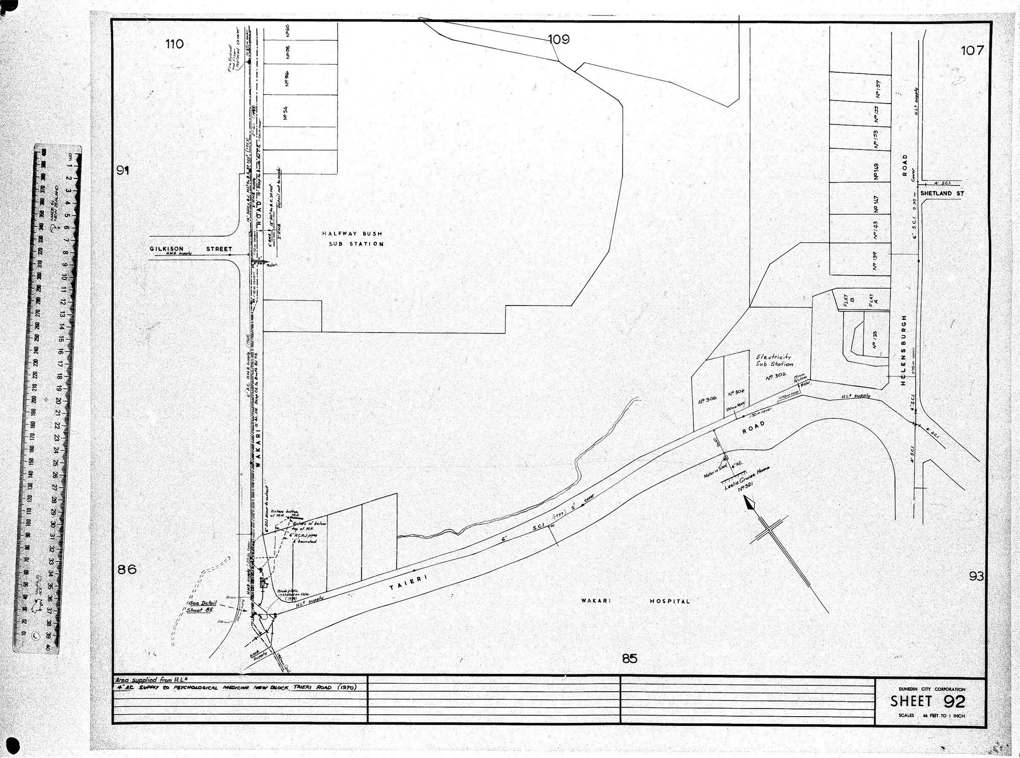AREA SUPPLIED FROM H.L.5