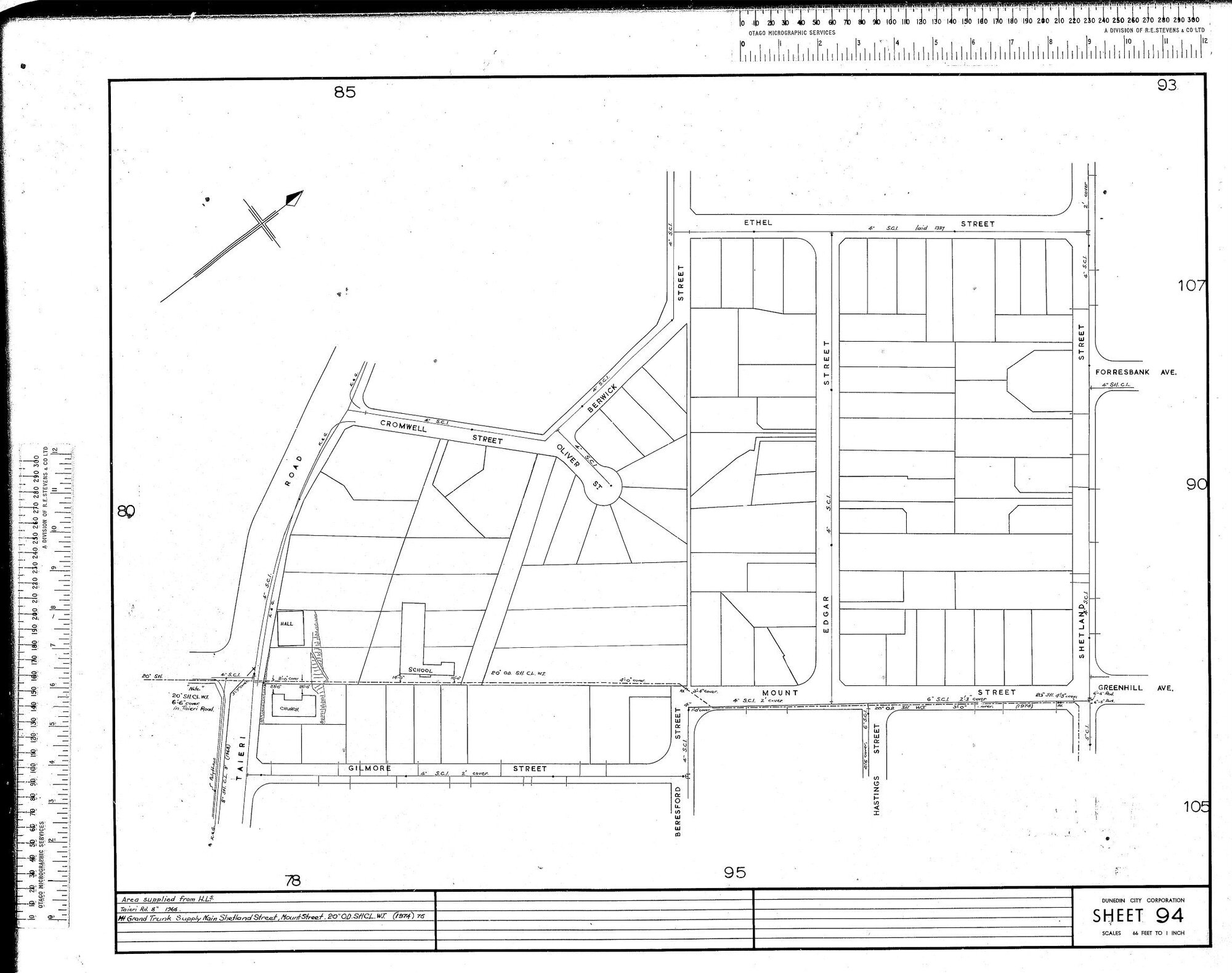 AREA SUPPLIED FROM H.L.5