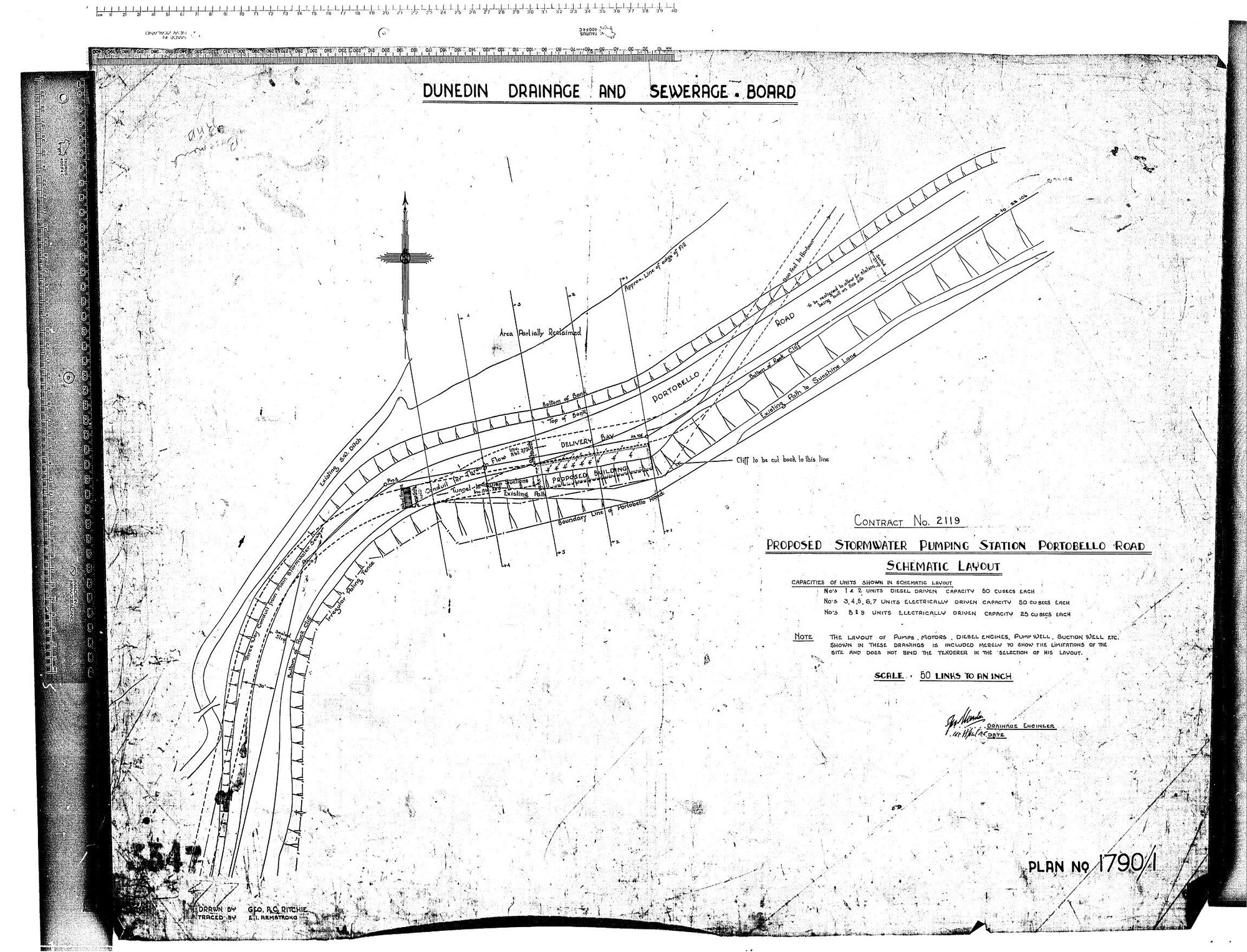 PROPOSED STORMWATER PUMPING STATION PORTOBELLO ROAD - SCHEMATIC LAYOUT