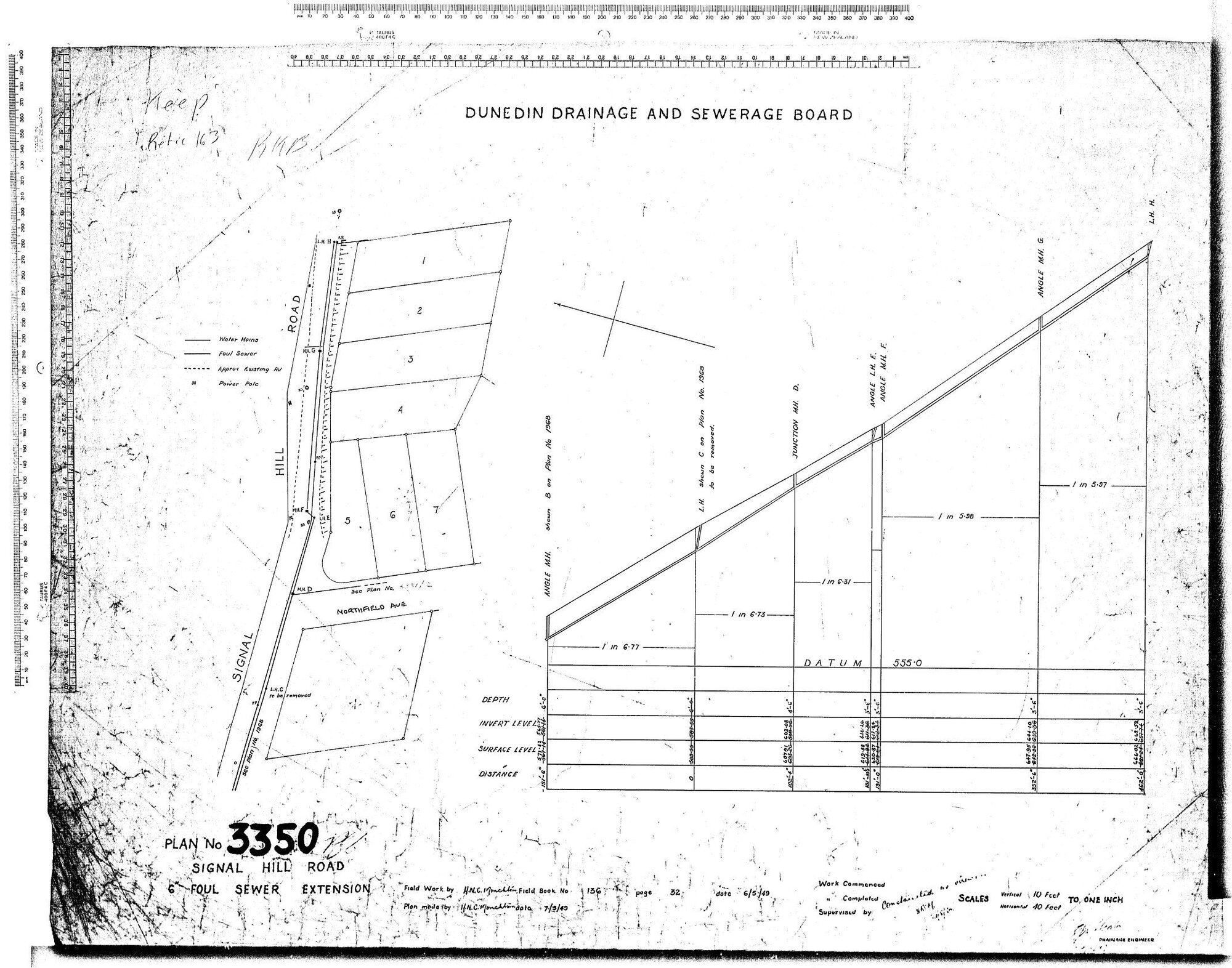 SIGNAL HILL ROAD - 6" FOUL SEWER EXTENSION