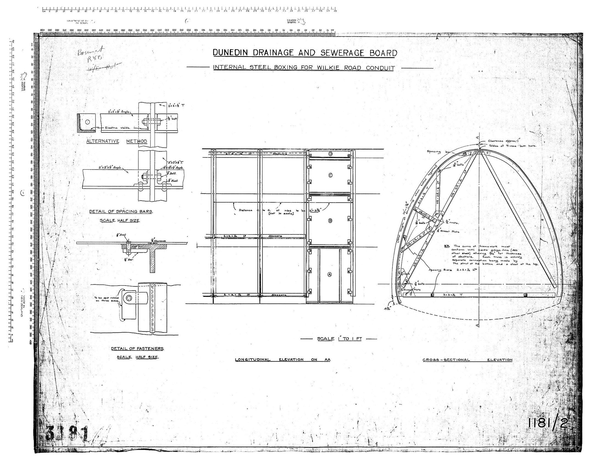 INTERNAL STEEL BOXING FOR WILKIE ROAD CONDUIT