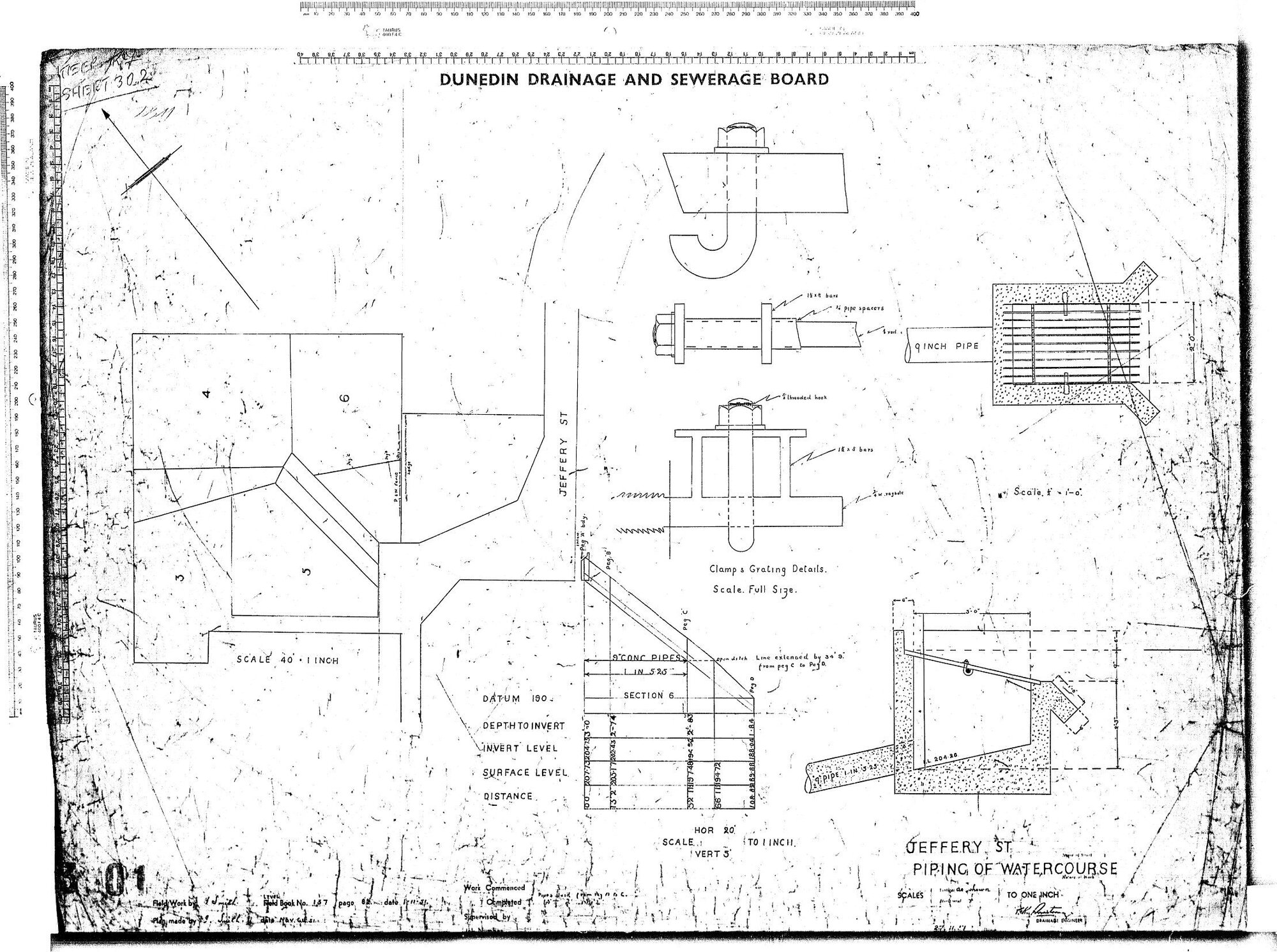 JEFFERY ST.  PIPING OF WATERCOURSE