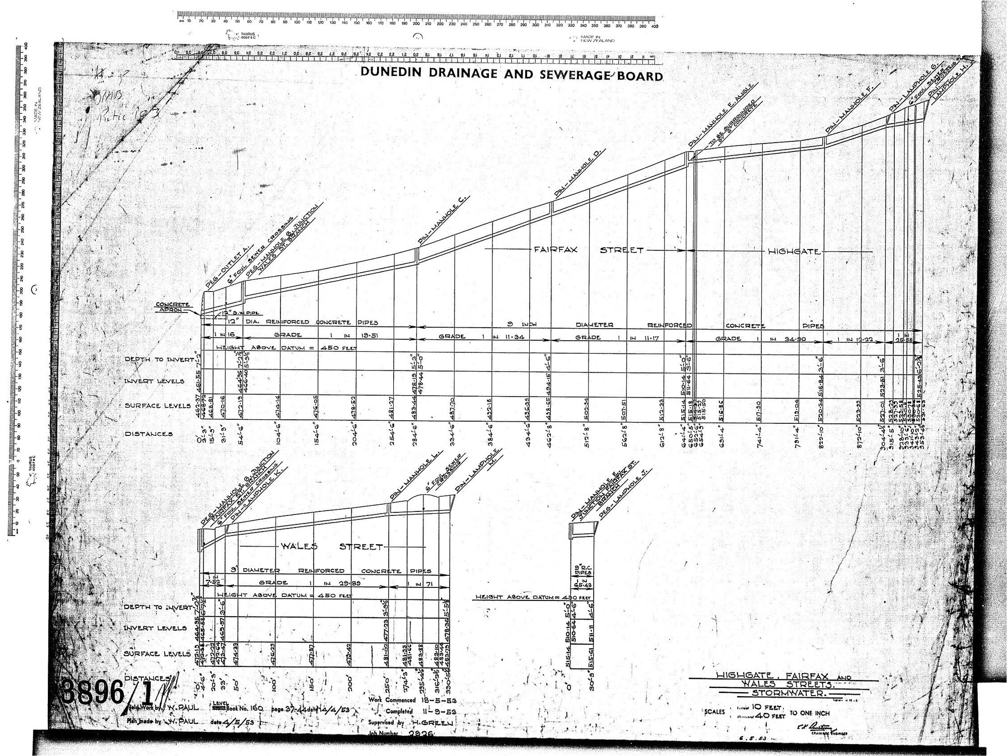 HIGHGATE, FAIRFAX AND WALES STREETS STORMWATER