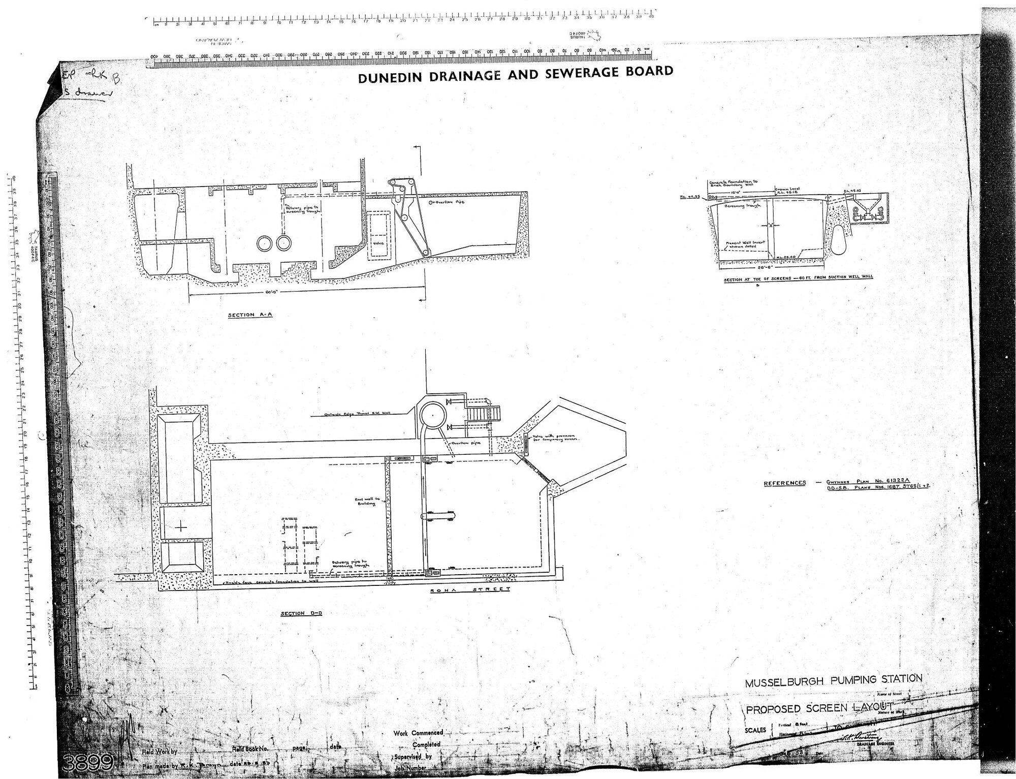 MUSSELBURGH PUMPING STATION PROPOSED SCREEN LAYOUT