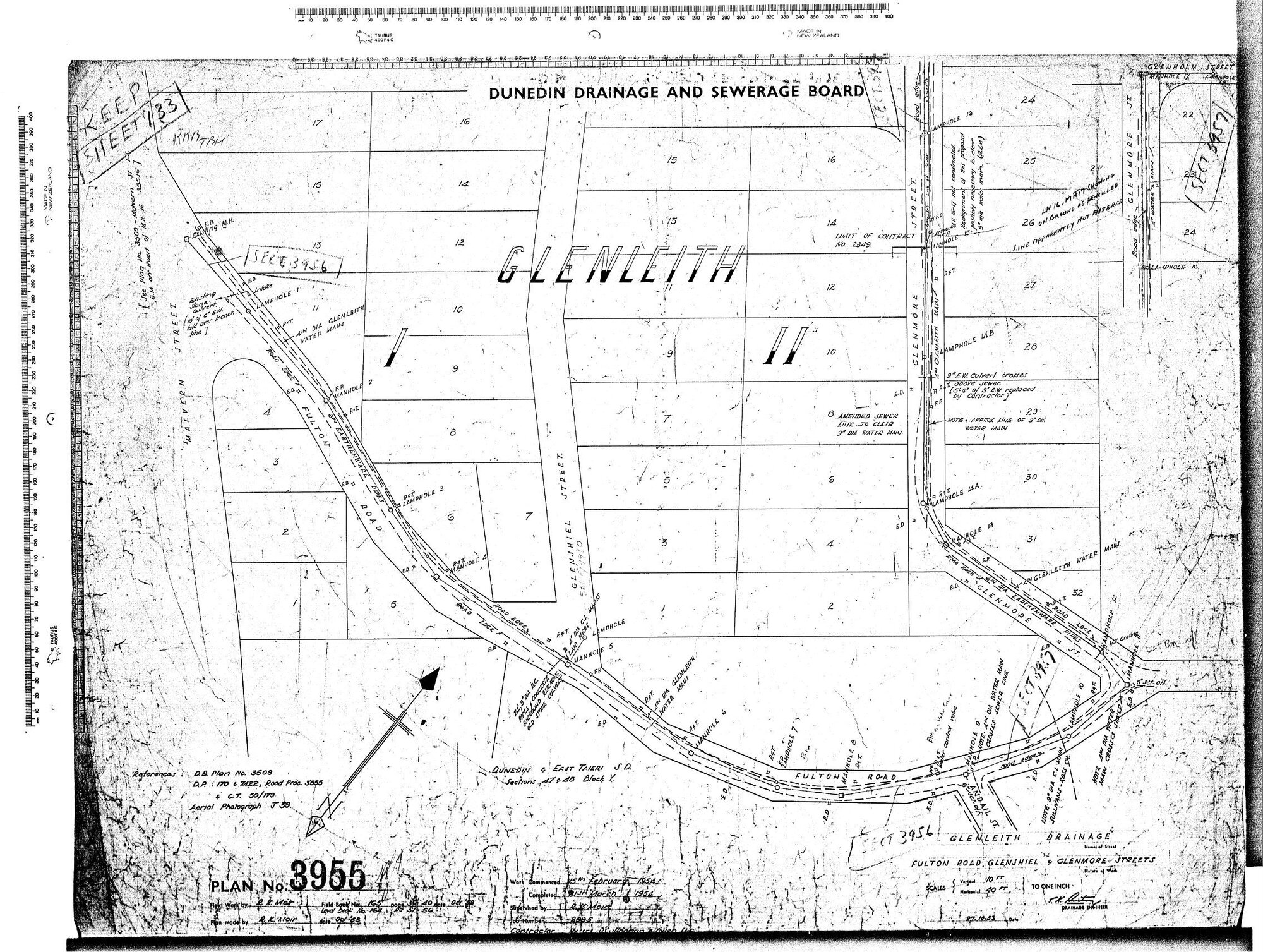 GLENLEITH DRAINAGE  FULTON ROAD, GLENSHIEL &amp; GLENMORE STREETS