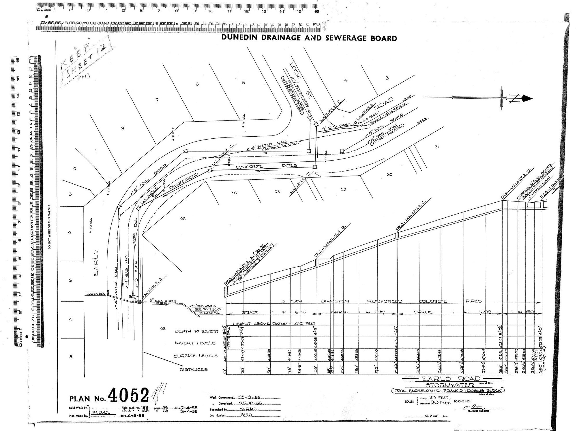 EARLS ROAD STORMWATER (FROM FAIRWEATHER - FRANCIS HOUSING BLOCK)