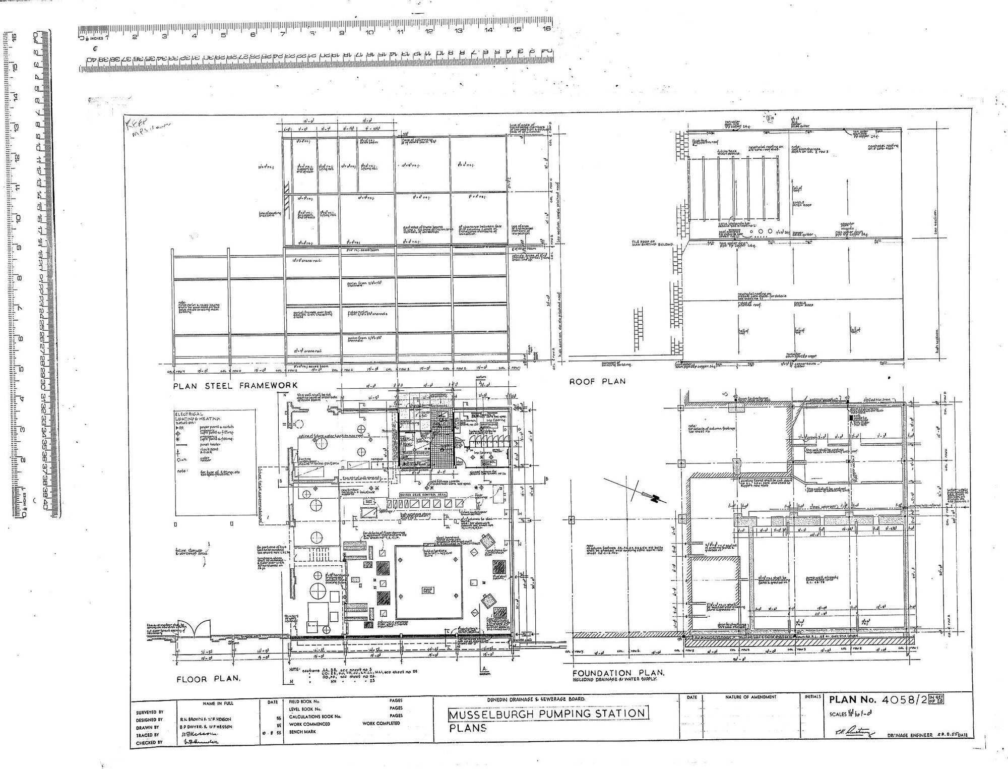MUSSELBURGH PUMPING STATION PLANS