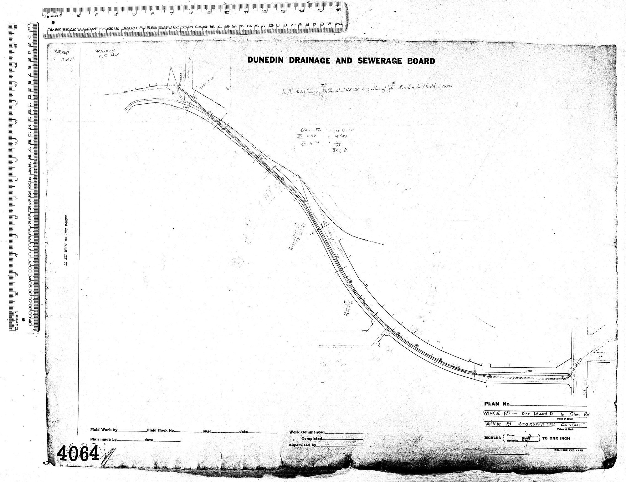WILKIE ROAD - KING EDWARD STREET TO GLEN ROAD