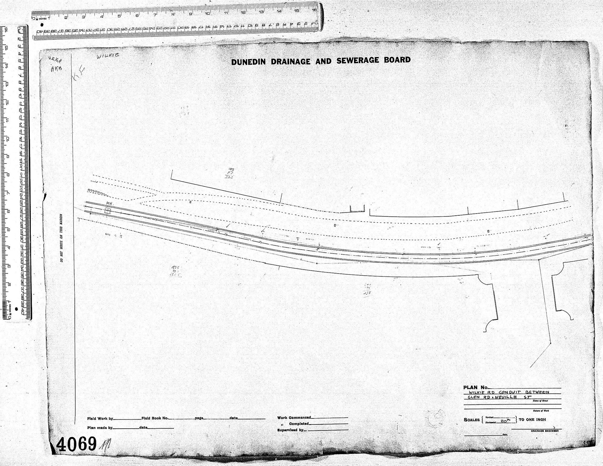 WILKIE ROAD CONDUIT BETWEEN GLEN ROAD &amp; NEVILLE STREET
