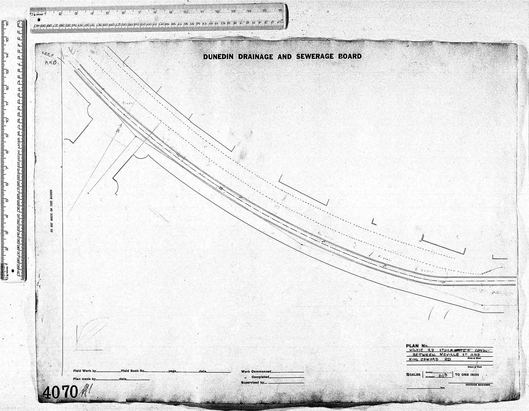 WILKIE ROAD STORMWATER CONDUIT BETWEEN NEVILLE STREET AND KING EDWARD ROAD
