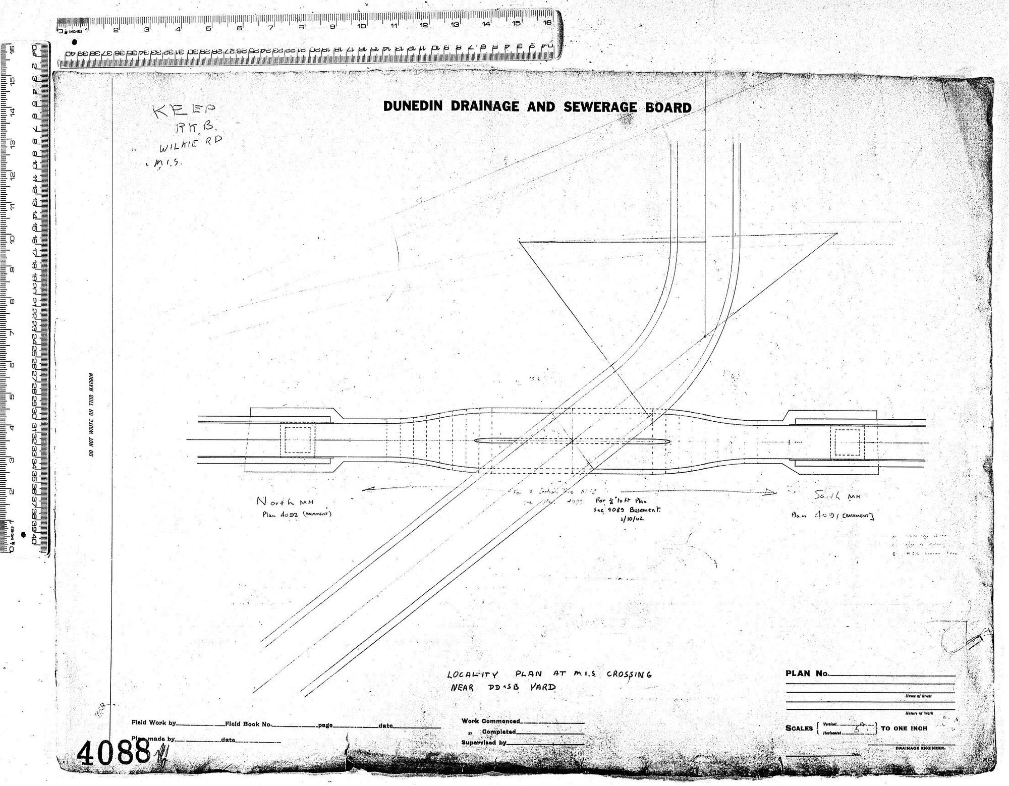 LOCALITY PLAN AT M.I.S. CROSSING NEAR DD &amp; SB YARD