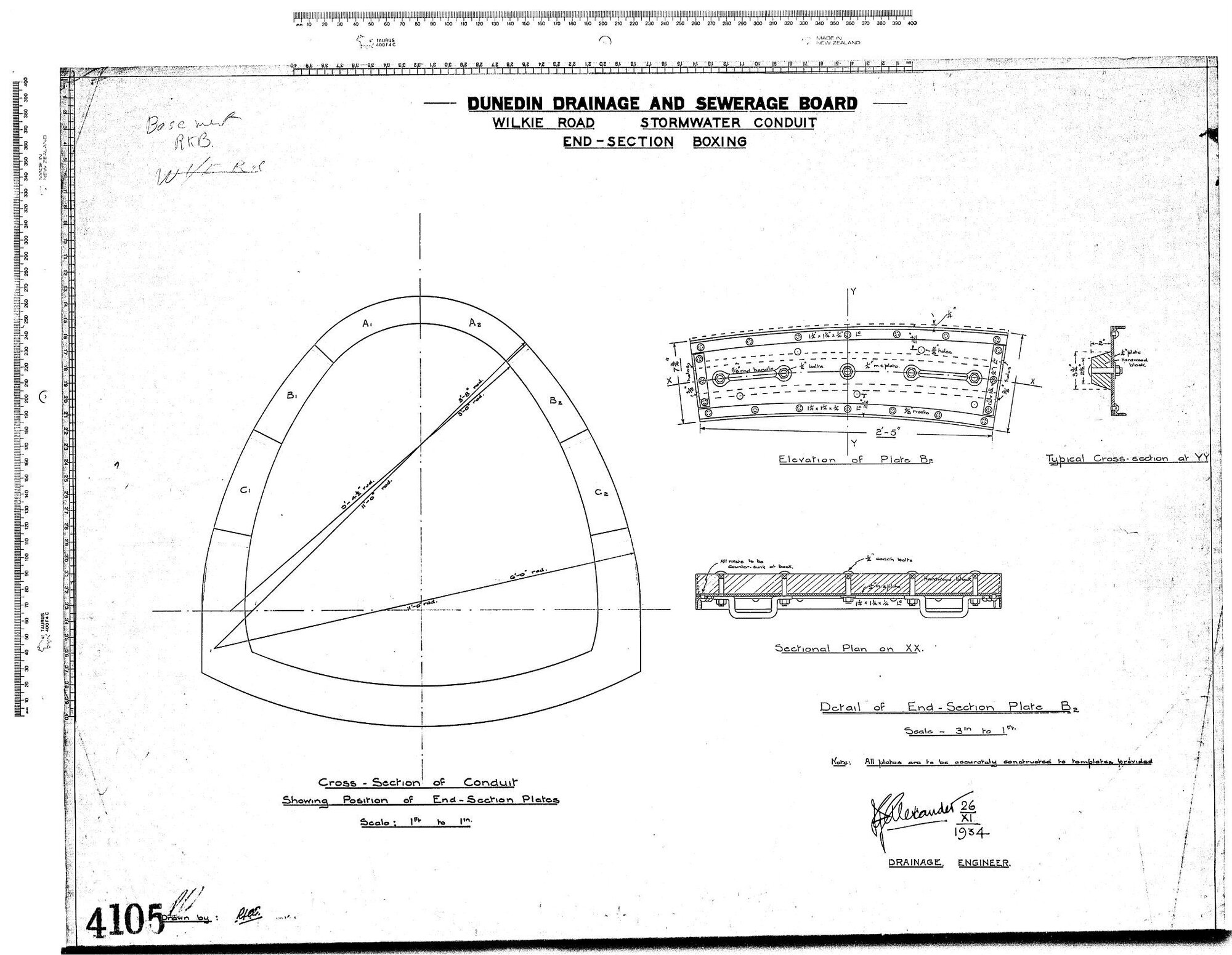 WILKIE ROAD STORMWATER CONDUIT END-SECTION BOXING