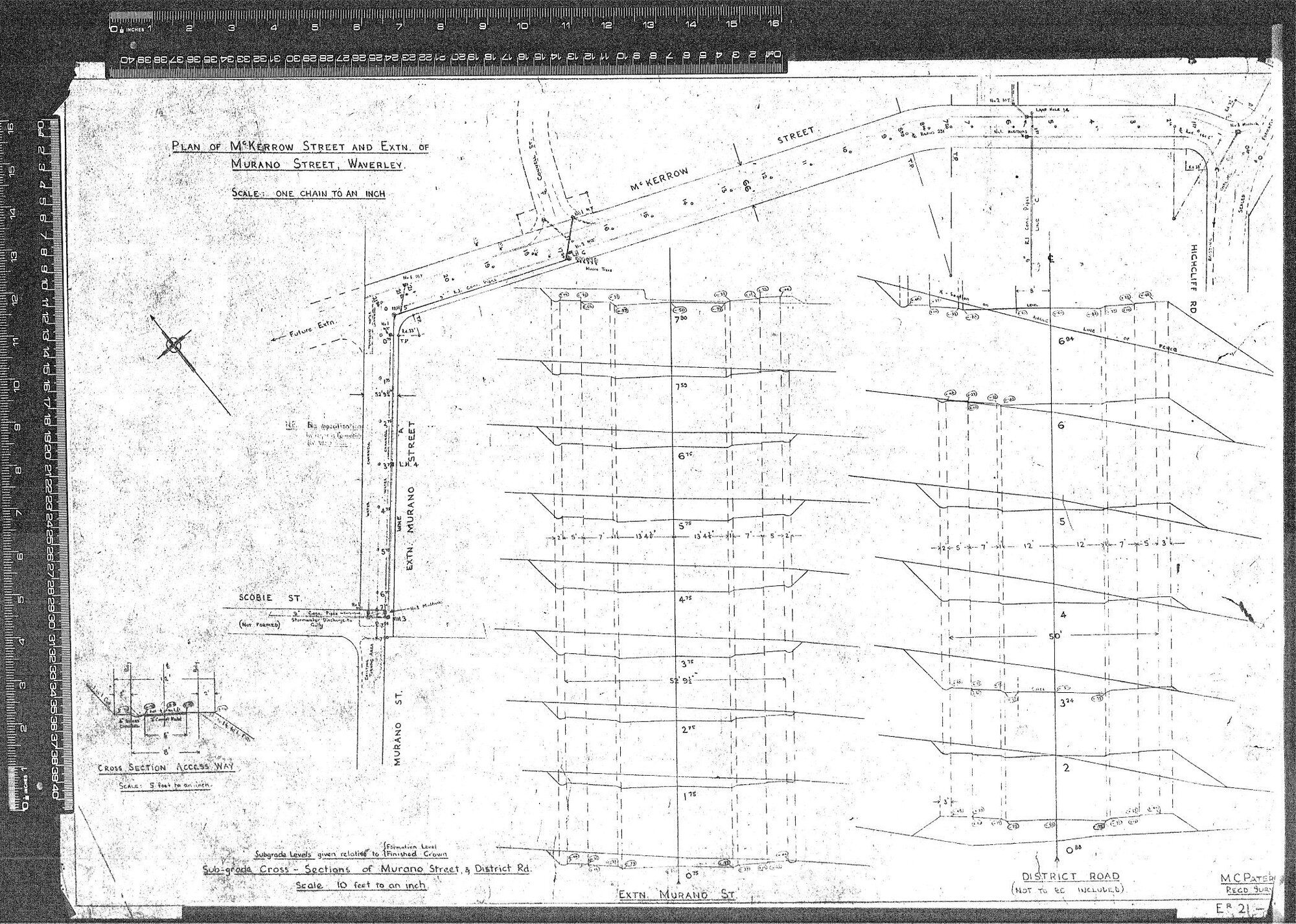 PLAN OF MCKERROW STREET AND EXTN OF MURANO STREET WAVERLEY