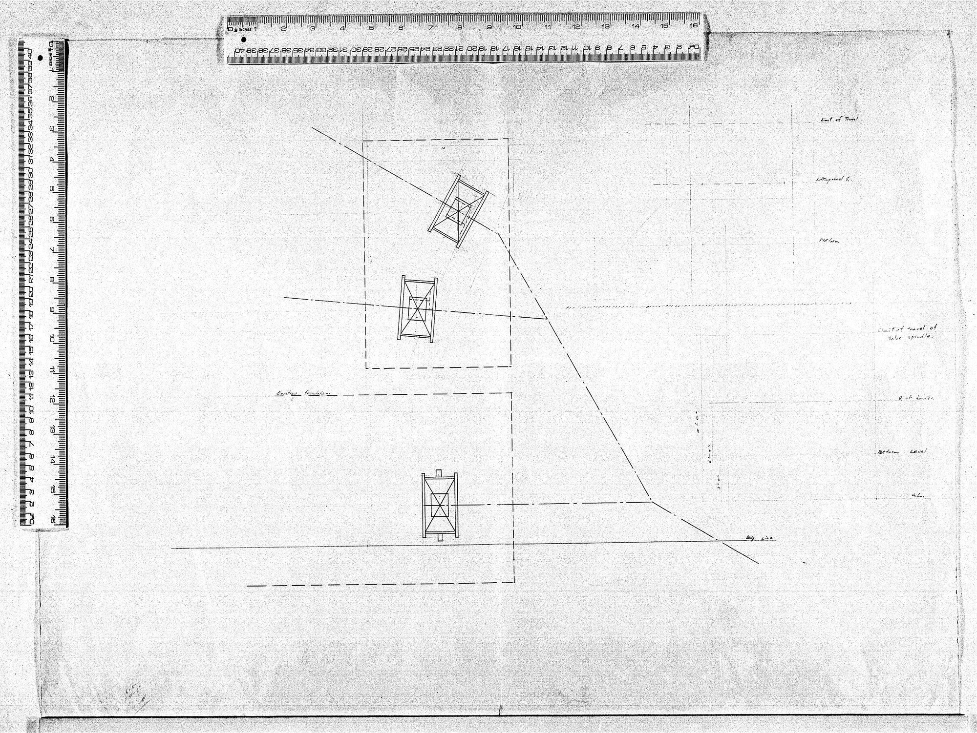 LAYOUT OF CONNECTING PIECES TO VALVES AND BRANCH PECE
