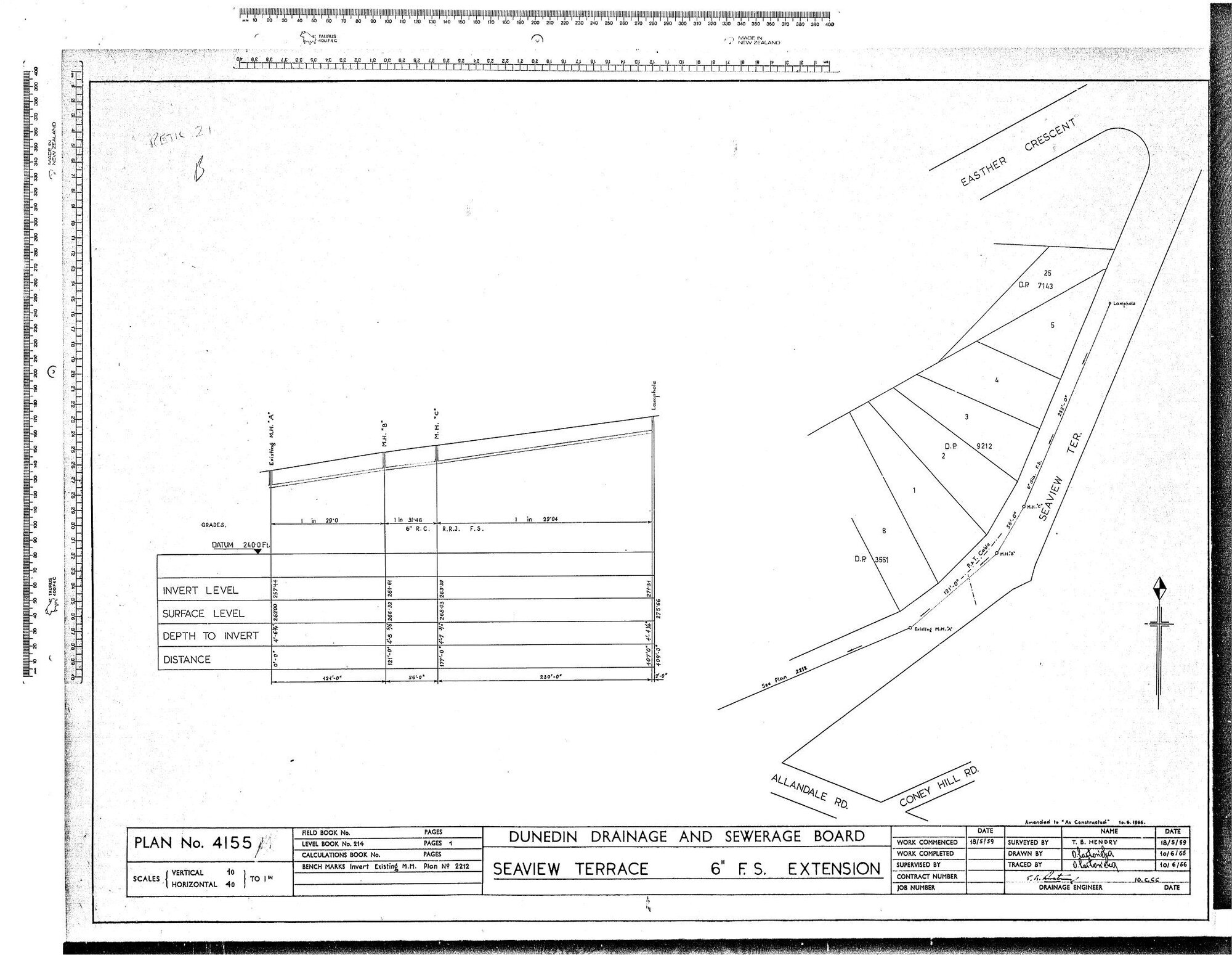SEAVIEW TERRACE 6" F.S. EXTENSION