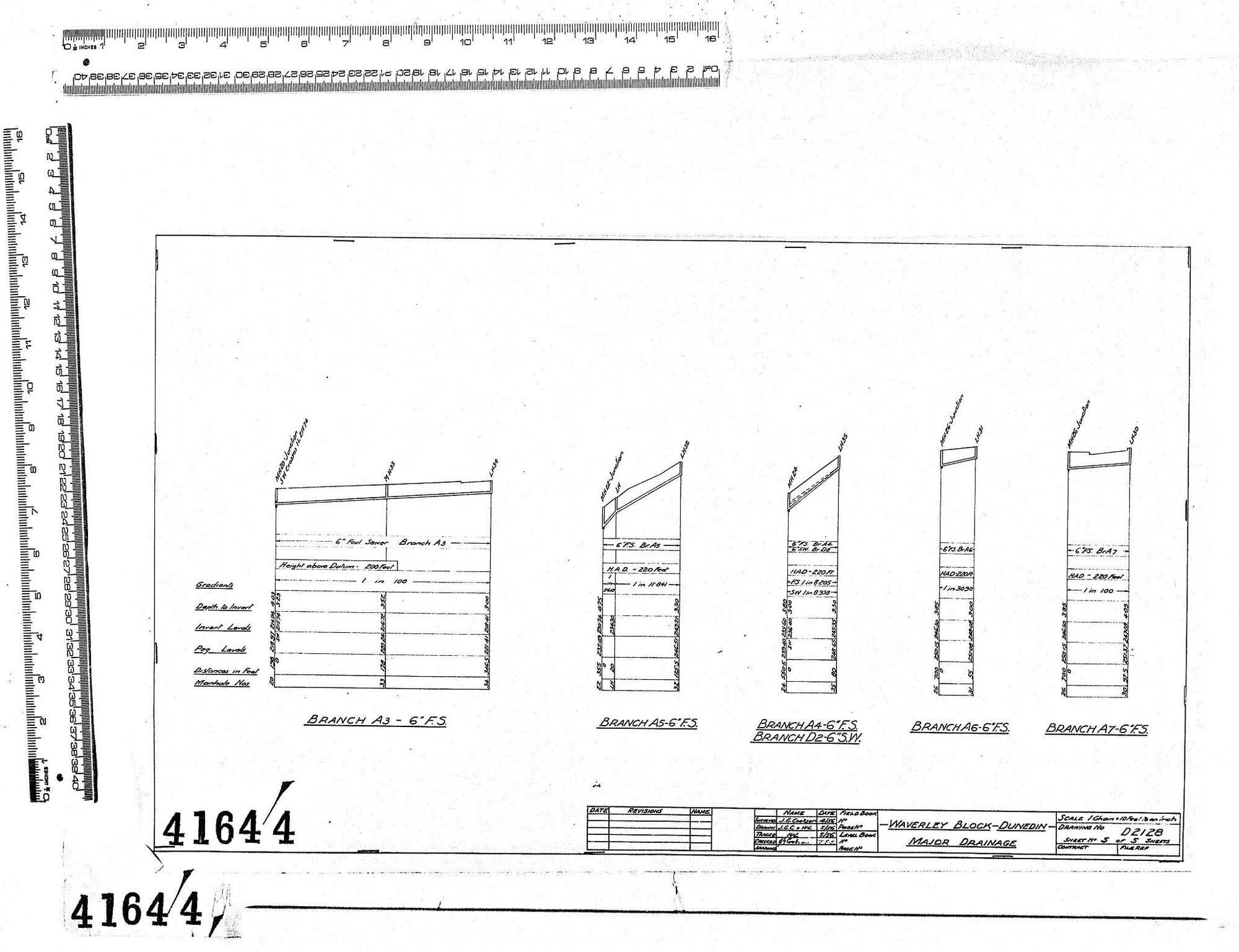 WAVERLEY BLOCK - DUNEDIN - MAJOR DRAINAGE