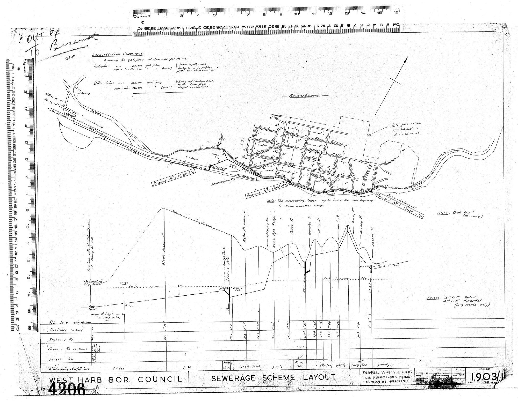 SEWERAGE SCHEME LAYOUT