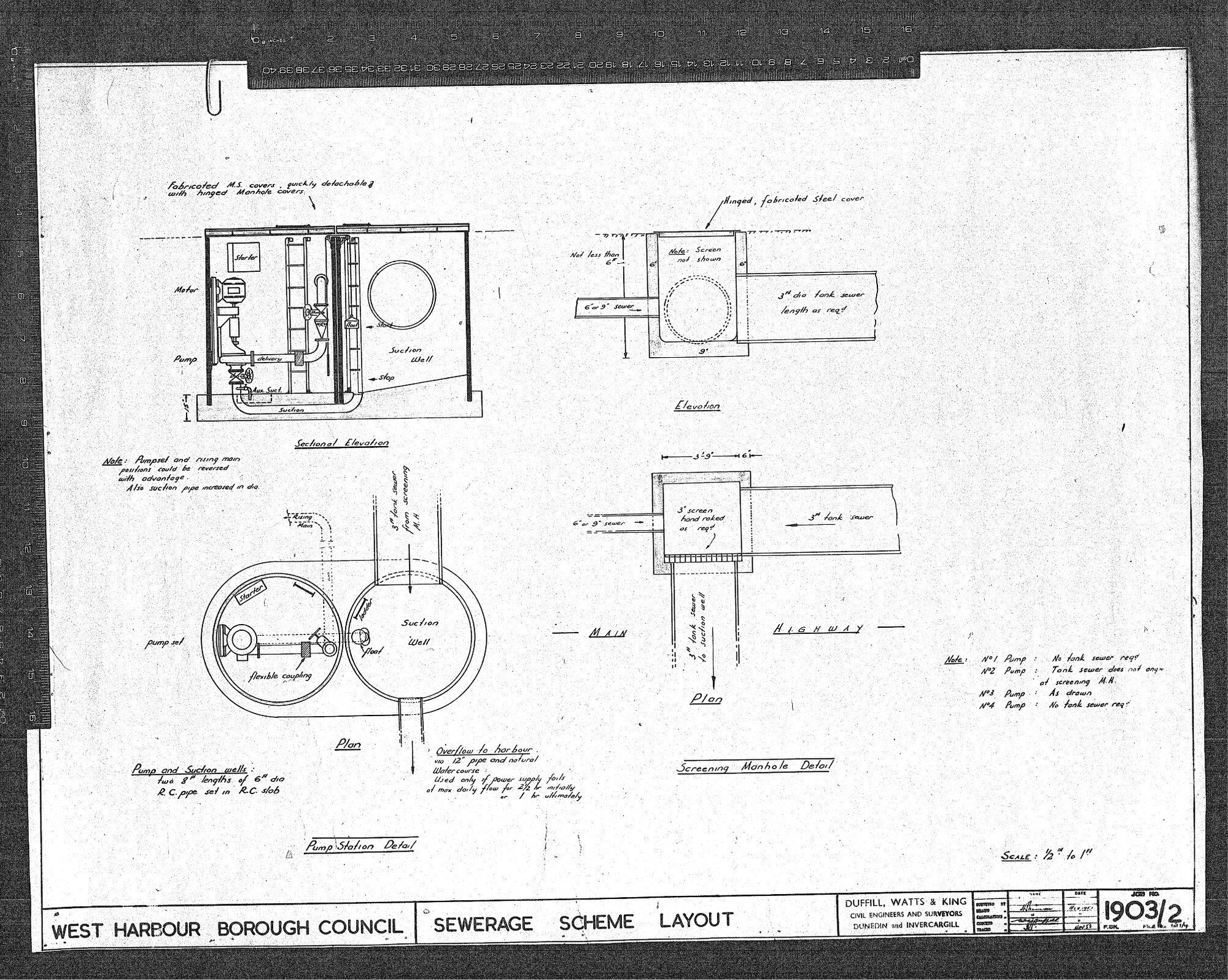 SEWERAGE SCHEME LAYOUT