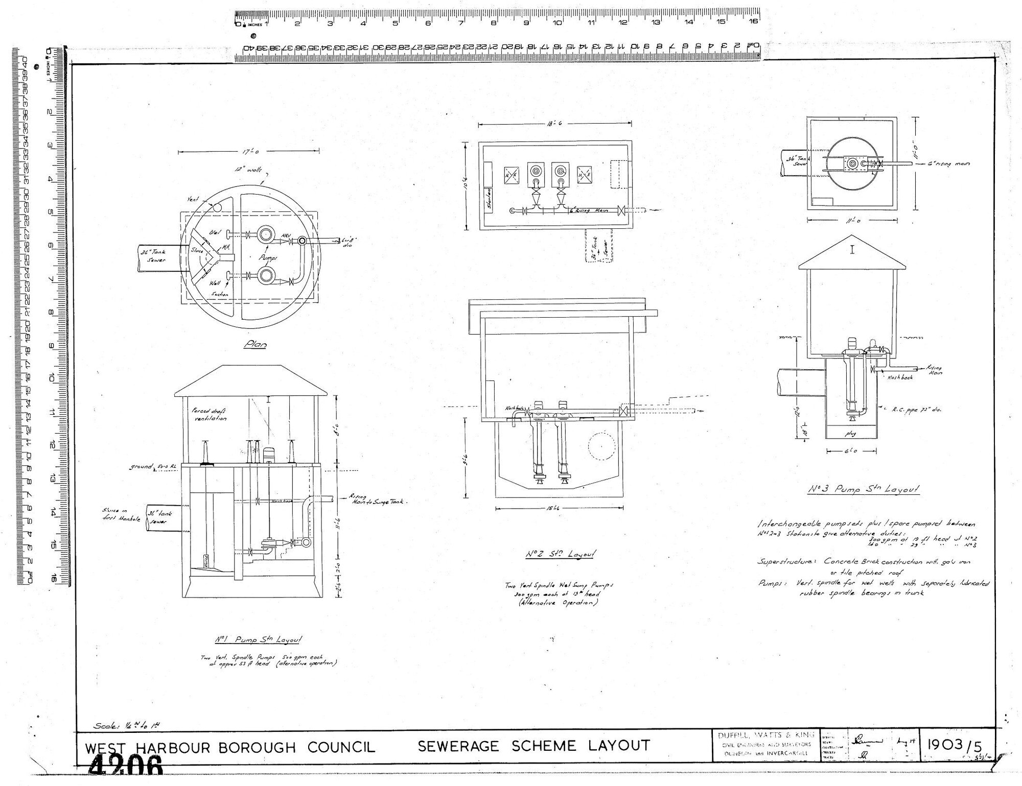 SEWERAGE SCHEME LAYOUT