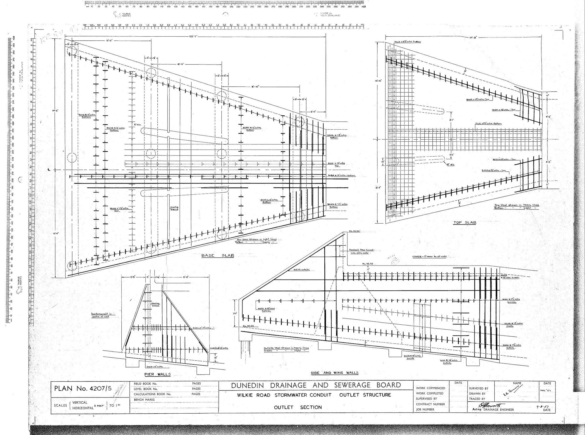 WILKIE ROAD STORMWATER CONDUIT OUTLET STRUCTURE OUTLET SECTION