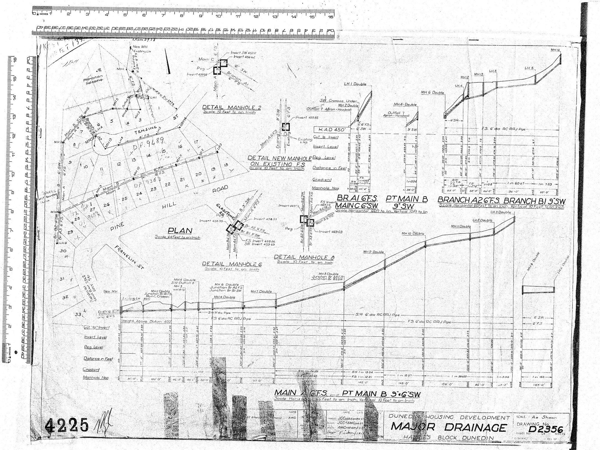 DUNEDIN HOUSING DEVELOPMENT  MAJOR DRAINAGE HASTIE'S BLOCK DUNEDIN