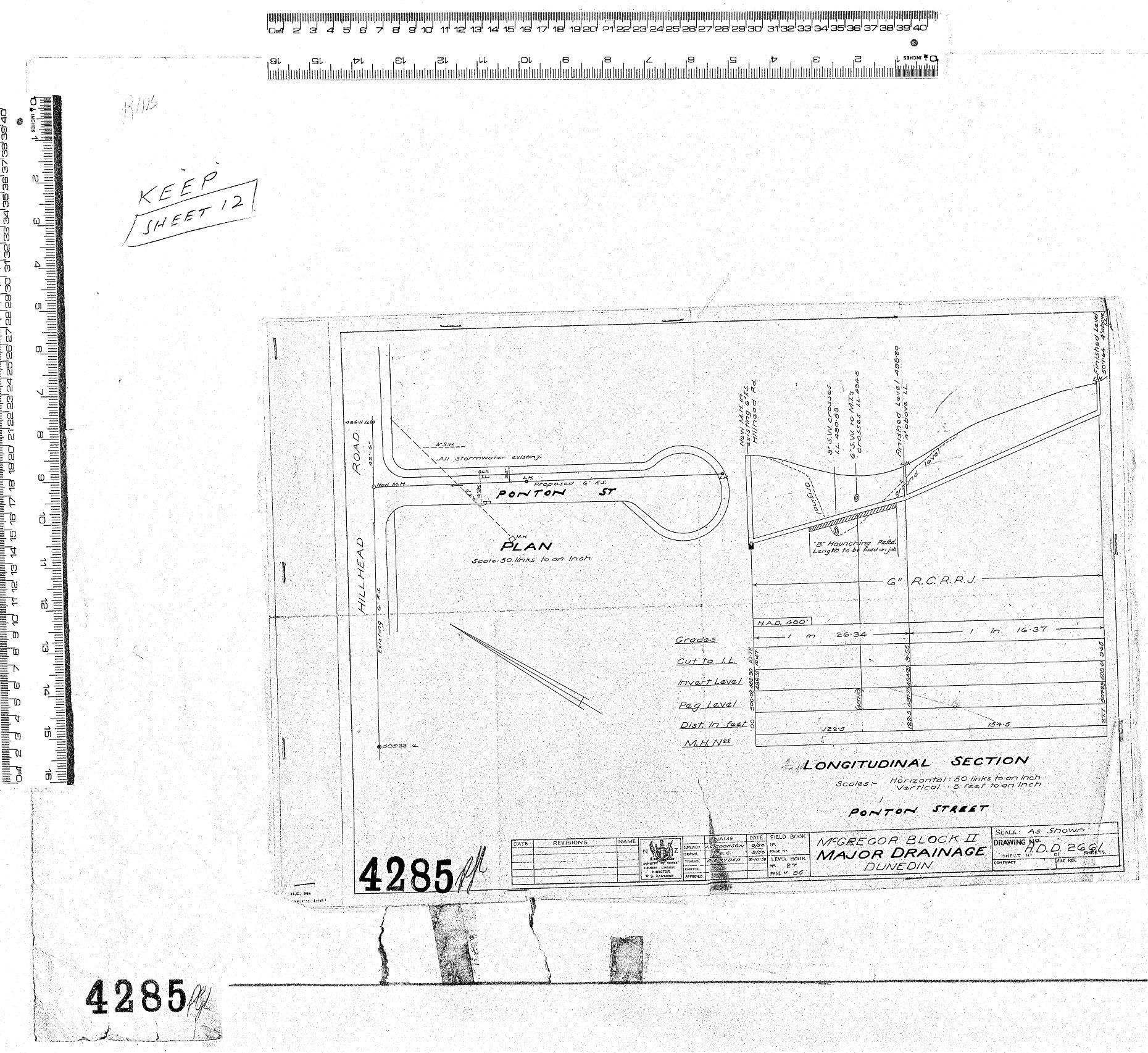 McGREGOR BLOCK II MAJOR DRAINAGE DUNEDIN