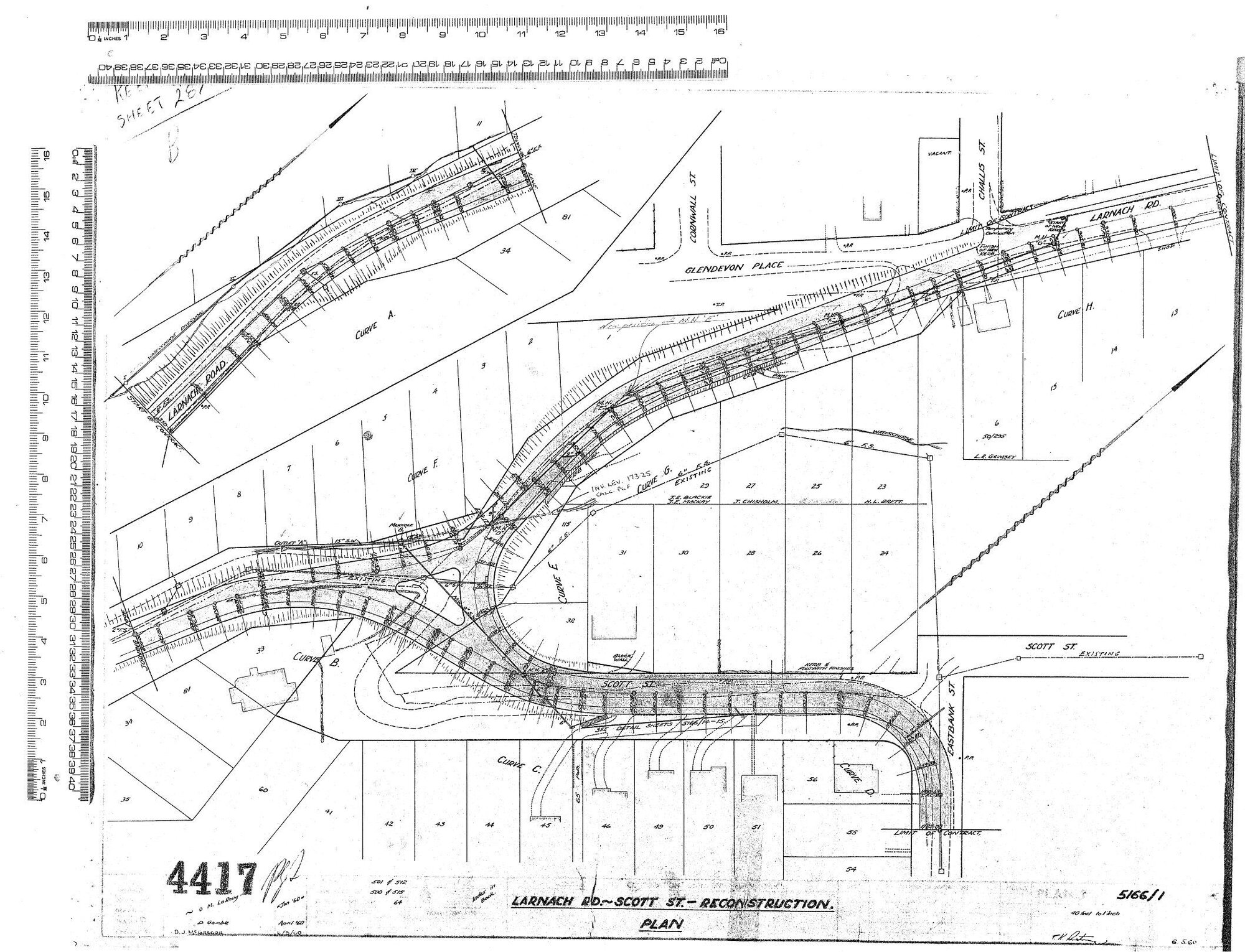 LARNACH RD. SCOTT ST.  RECONSTRUCTION