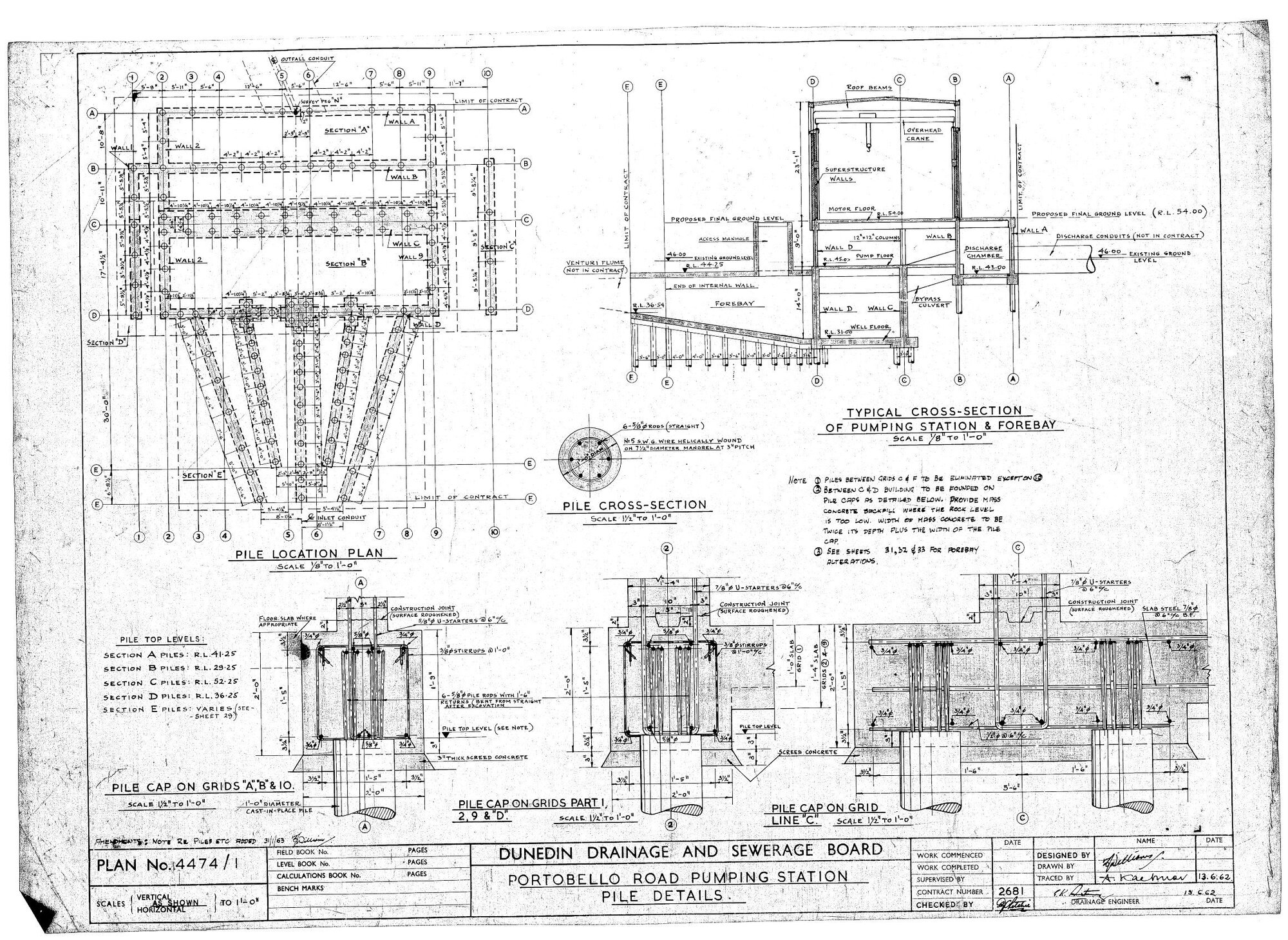 PORTOBELLO ROAD STORMWATER PUMPING STATION PILE DETAILS