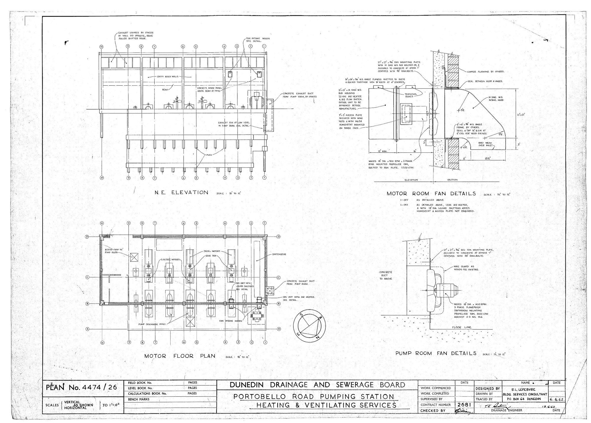 PORTOBELLO ROAD PUMPING STATION  HEATING &amp; VENTILATING SERVICES
